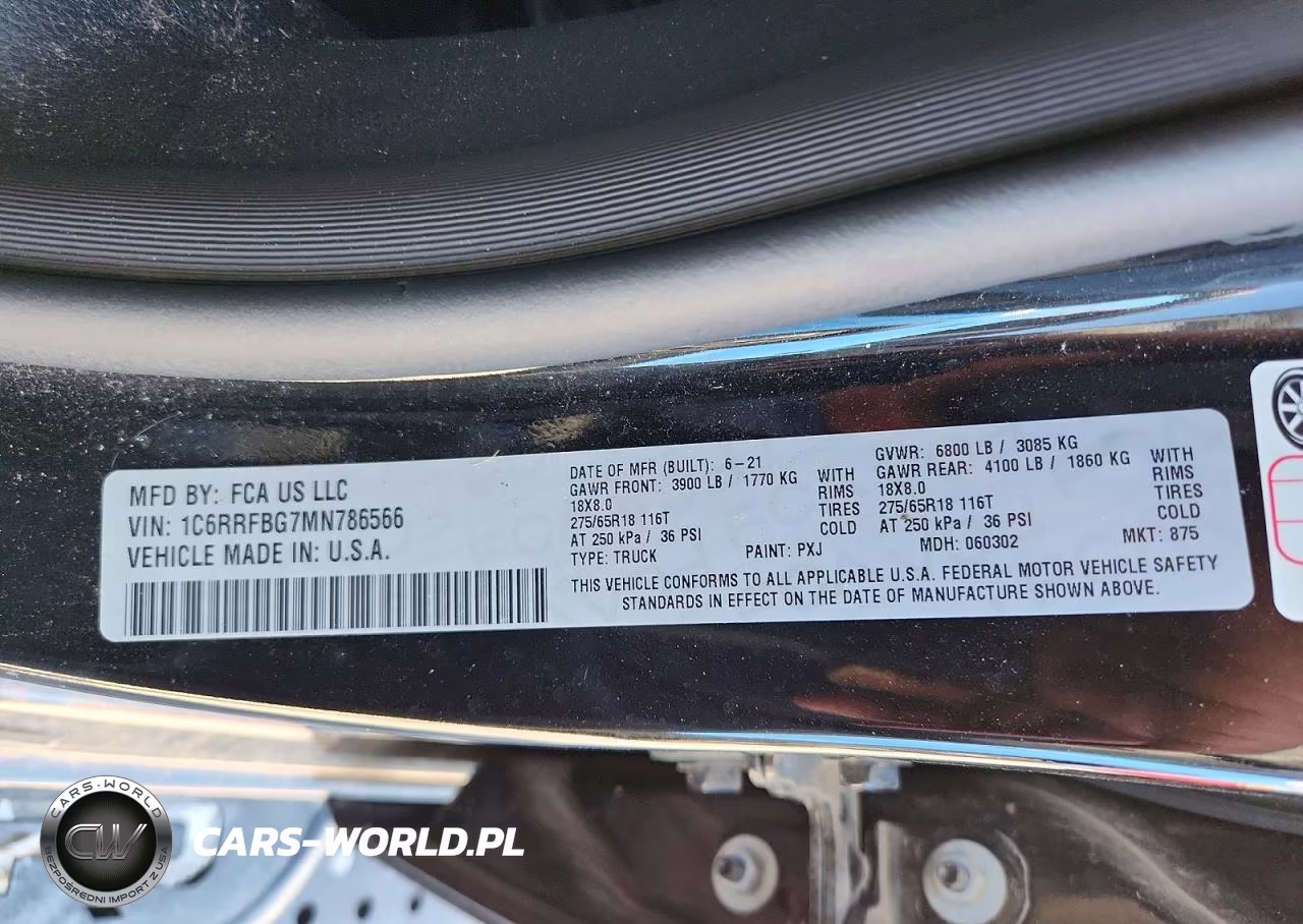 2021 Ram 1500 Big Horn VIN:1C6RRFBG7MN786566 - 12