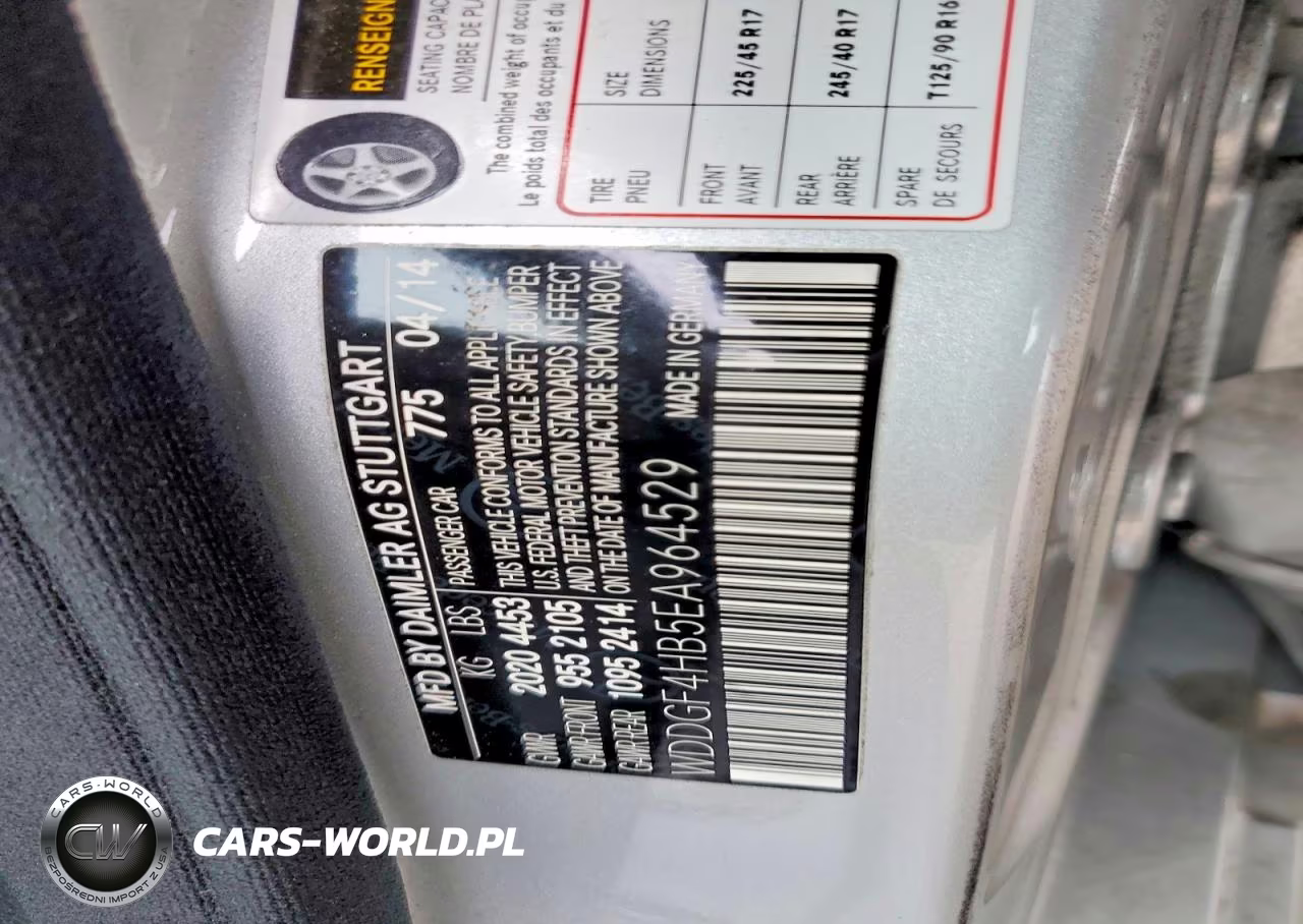 2014 Mercedes-Benz C 250 VIN:WDDGF4HB5EA964529 - 12