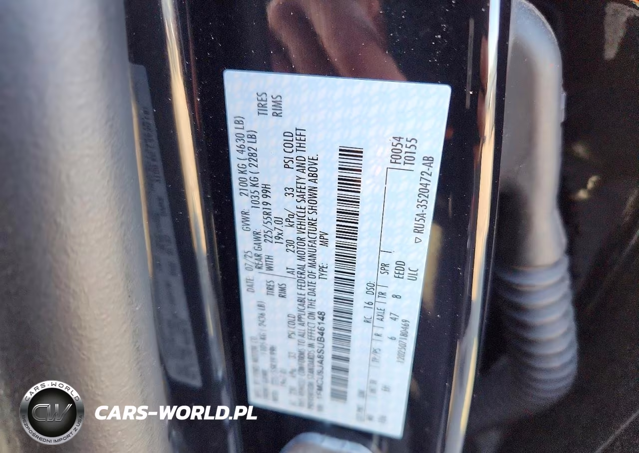 2025 Ford Escape Platinum VIN:1FMCU9JA8SUB46148 - 13