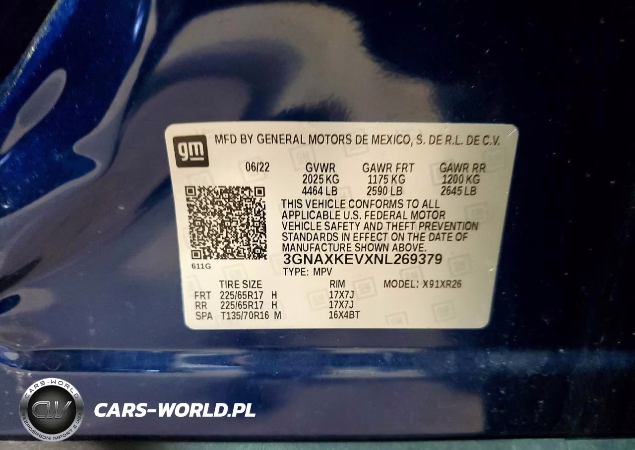 2022 Chevrolet Equinox Lt VIN:3GNAXKEVXNL269379 - 13