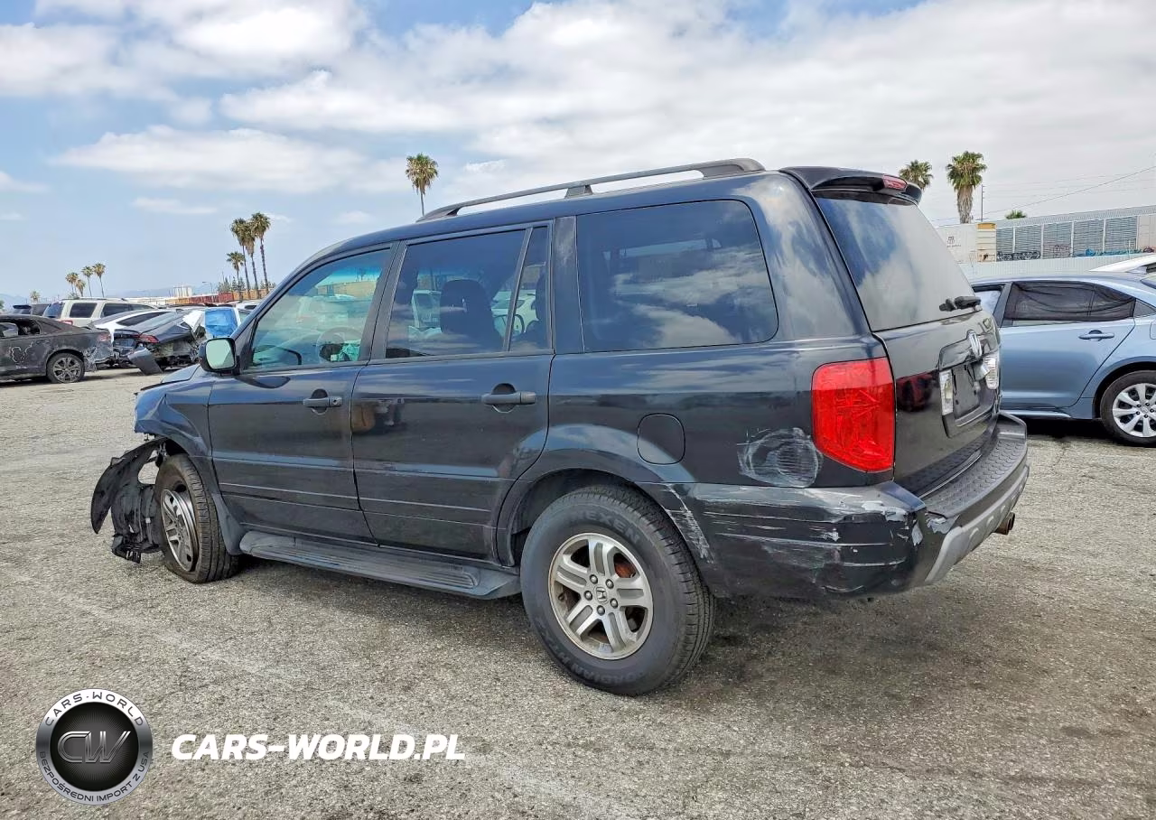 2004 Honda Pilot Exl VIN:2HKYF18764H612673 - 2