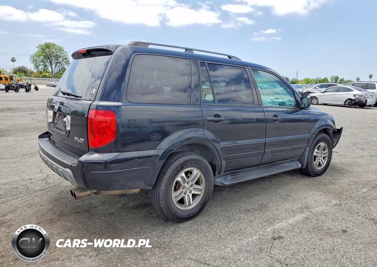 2004 Honda Pilot Exl VIN:2HKYF18764H612673 - 3