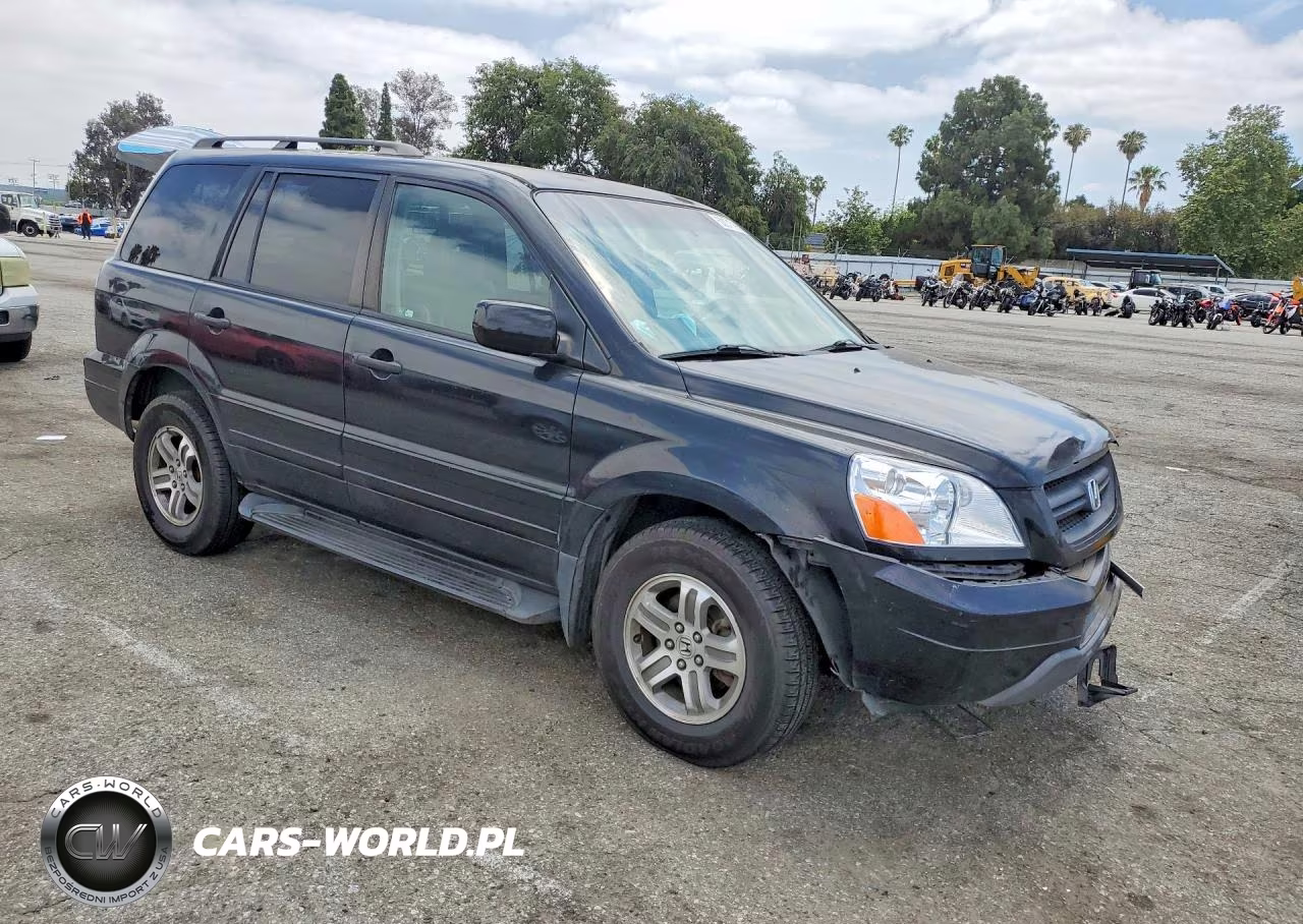 2004 Honda Pilot Exl VIN:2HKYF18764H612673 - 4
