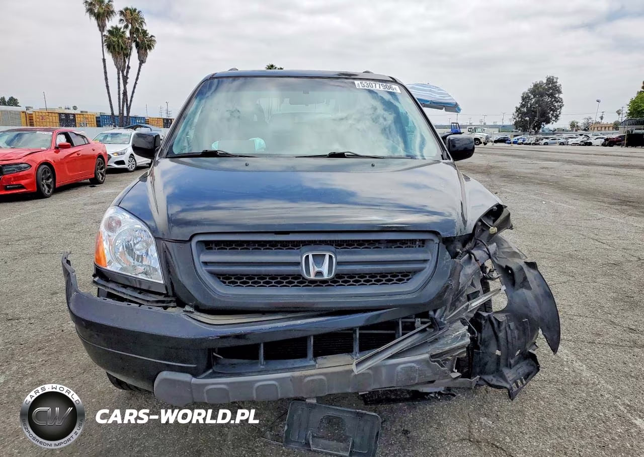 2004 Honda Pilot Exl VIN:2HKYF18764H612673 - 5