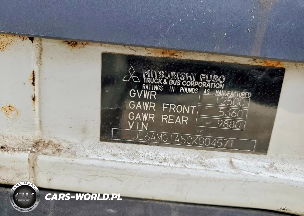 2012 Mitsubishi Fuso Fec52S Box Truck VIN:JL6AMG1A5CK004571 - 13