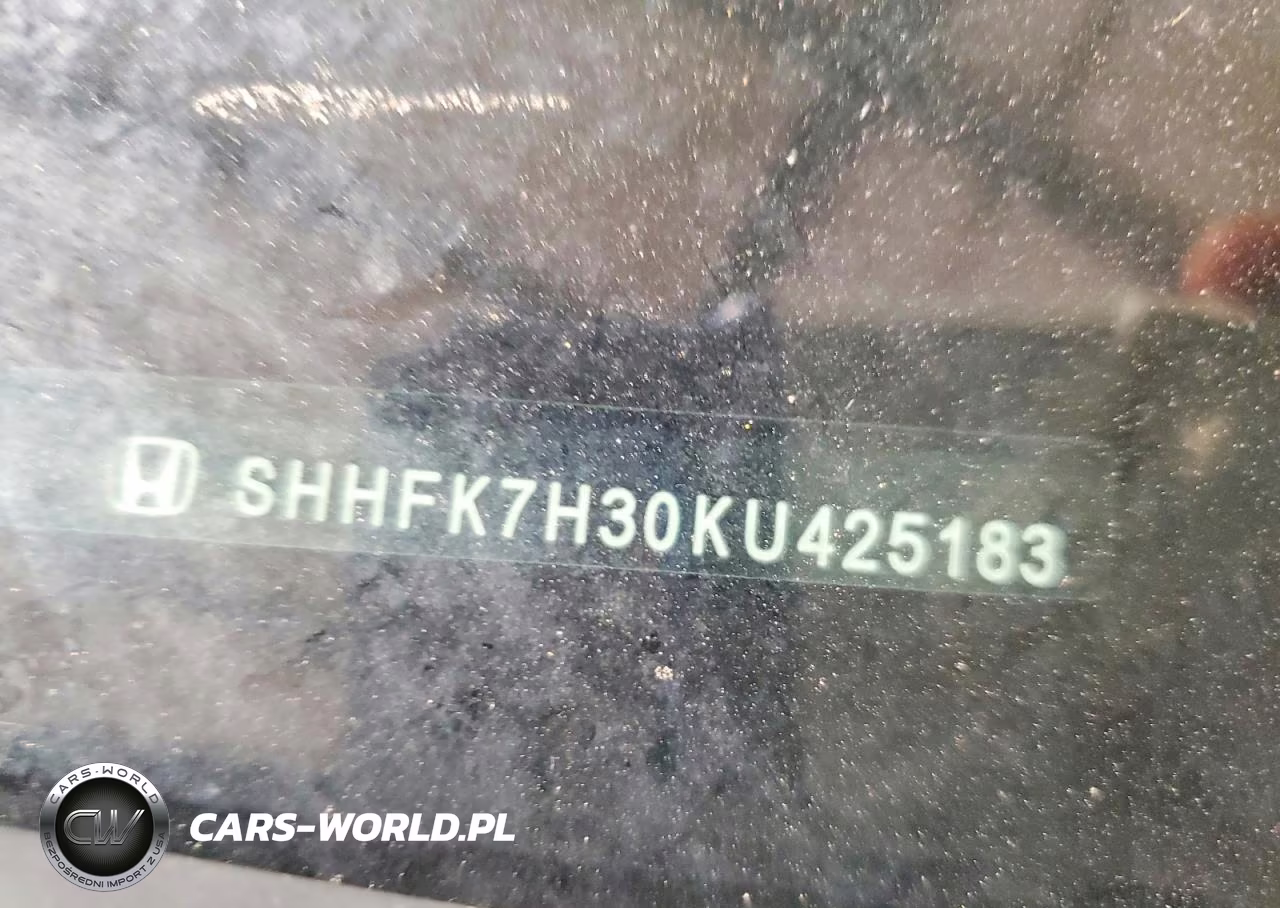 2019 Honda Civic Lx VIN:SHHFK7H30KU425183 - 12