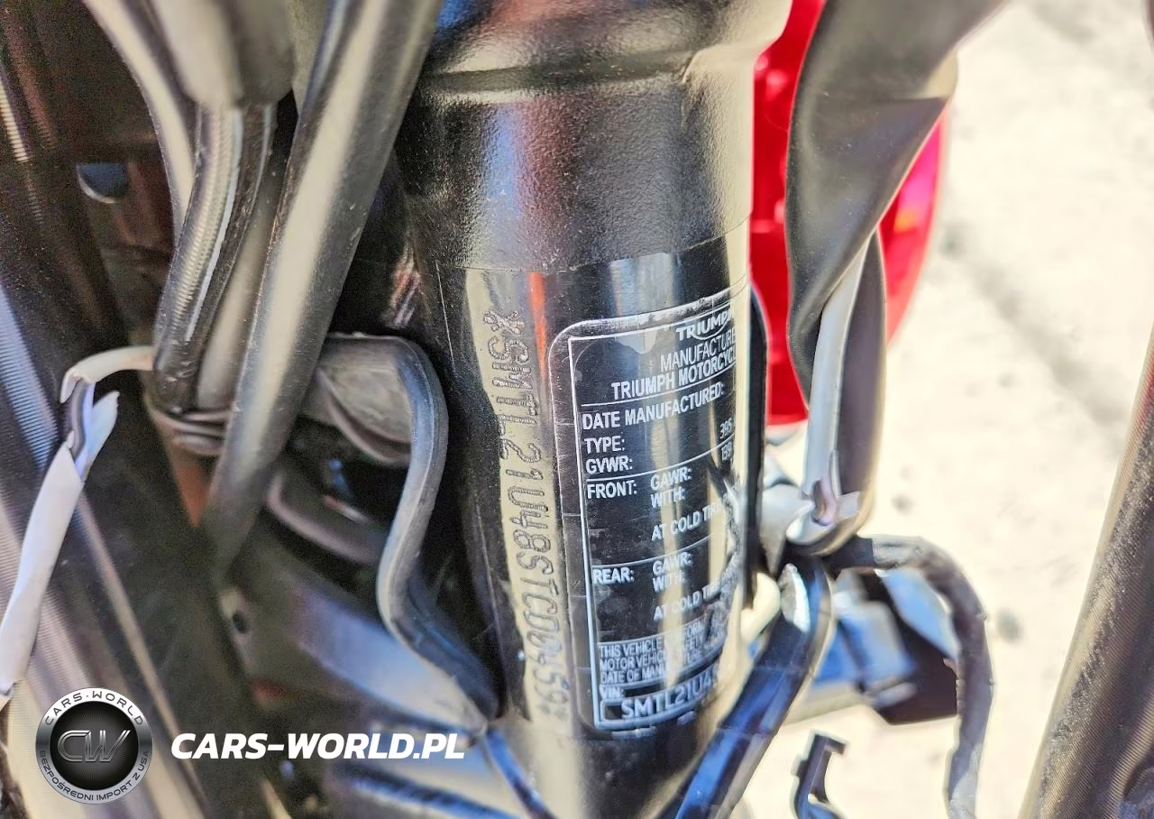 2025 Triumph Motorcycle Trident 660 VIN:SMTL21U48STCD0459 - 9