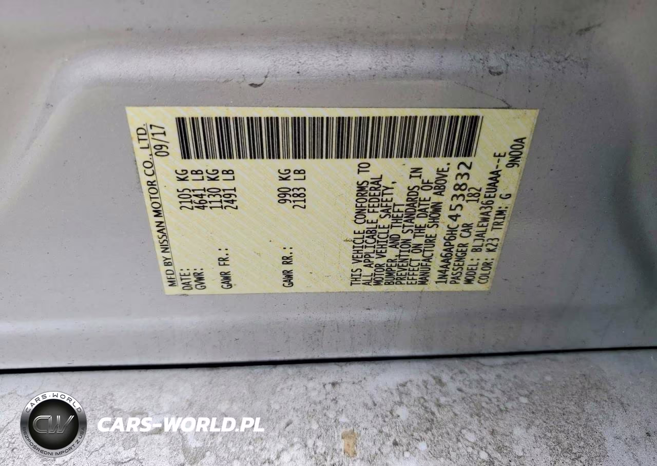2017 Nissan Maxima 3.5 Sl VIN:1N4AA6AP6HC453832 - 13