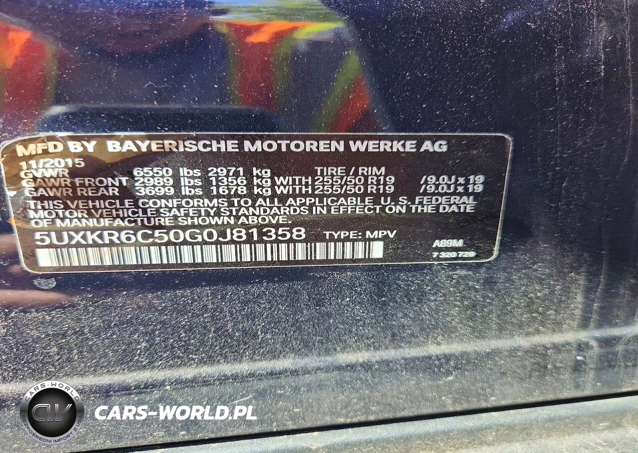 2016 BMW X5 xDrive50I VIN:5UXKR6C50G0J81358 - 13