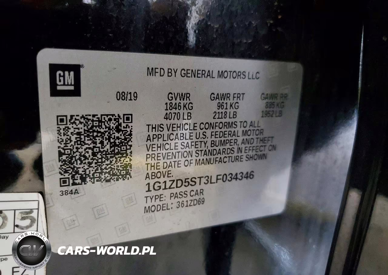 2020 Chevrolet Malibu Lt VIN:1G1ZD5ST3LF034346 - 12