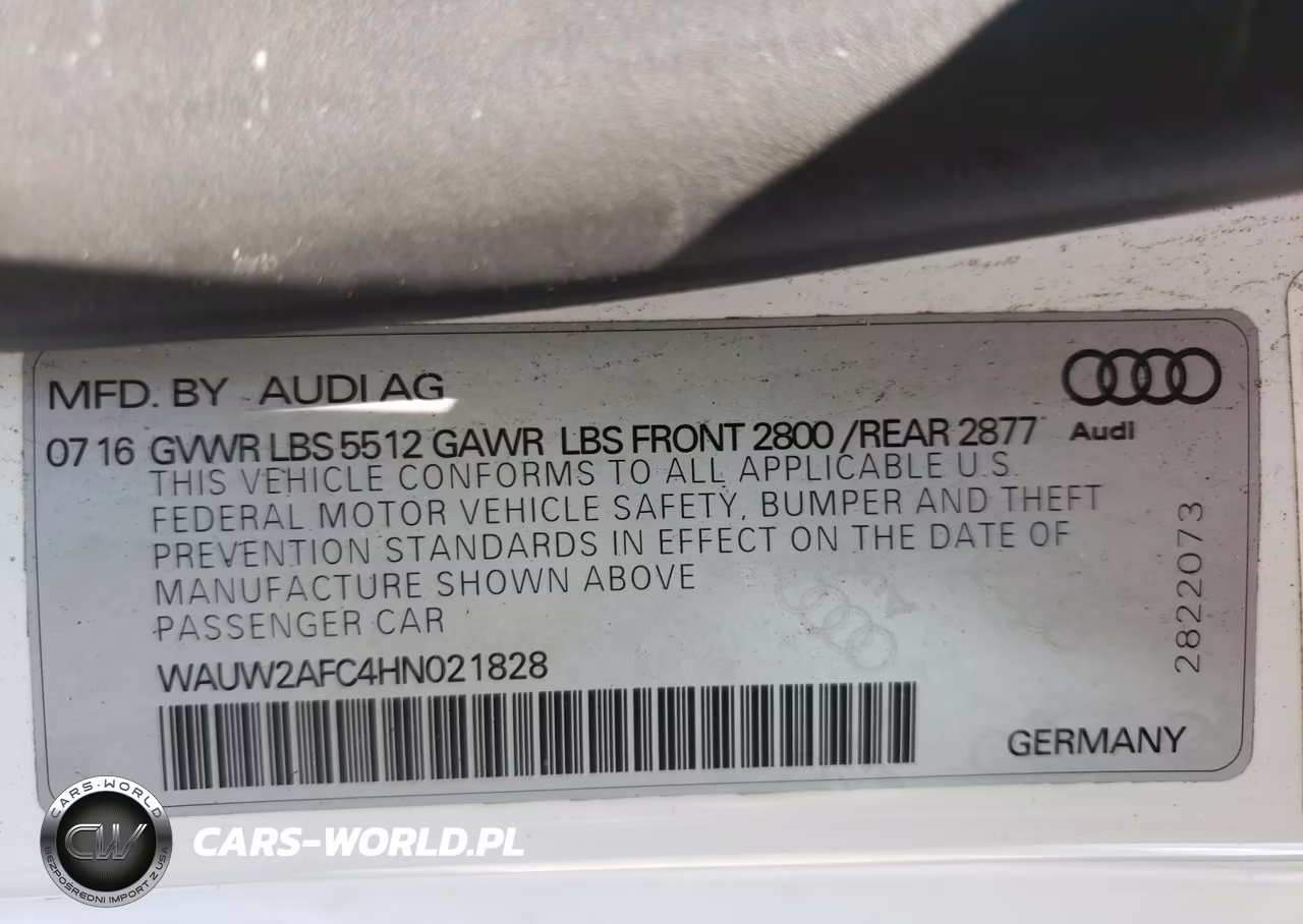 2017 Audi A7 Premium Plus VIN:WAUW2AFC4HN021828 - 10
