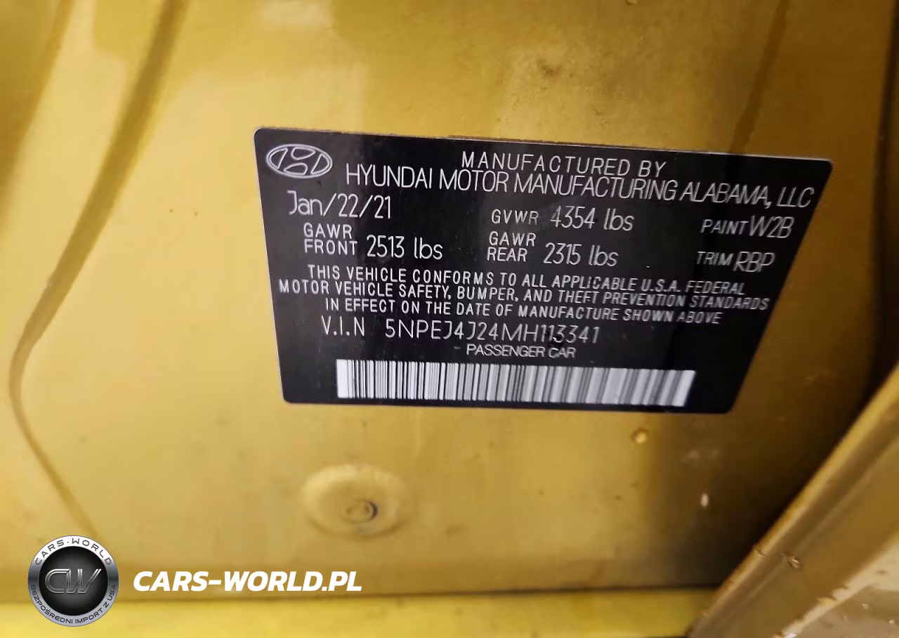 2021 Hyundai Sonata Sel Plus VIN:5NPEJ4J24MH113341 - 13