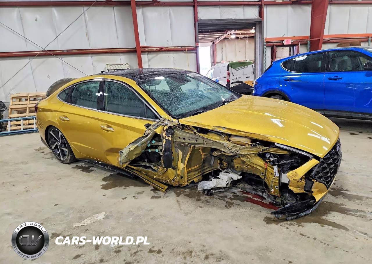 2021 Hyundai Sonata Sel Plus VIN:5NPEJ4J24MH113341 - 4