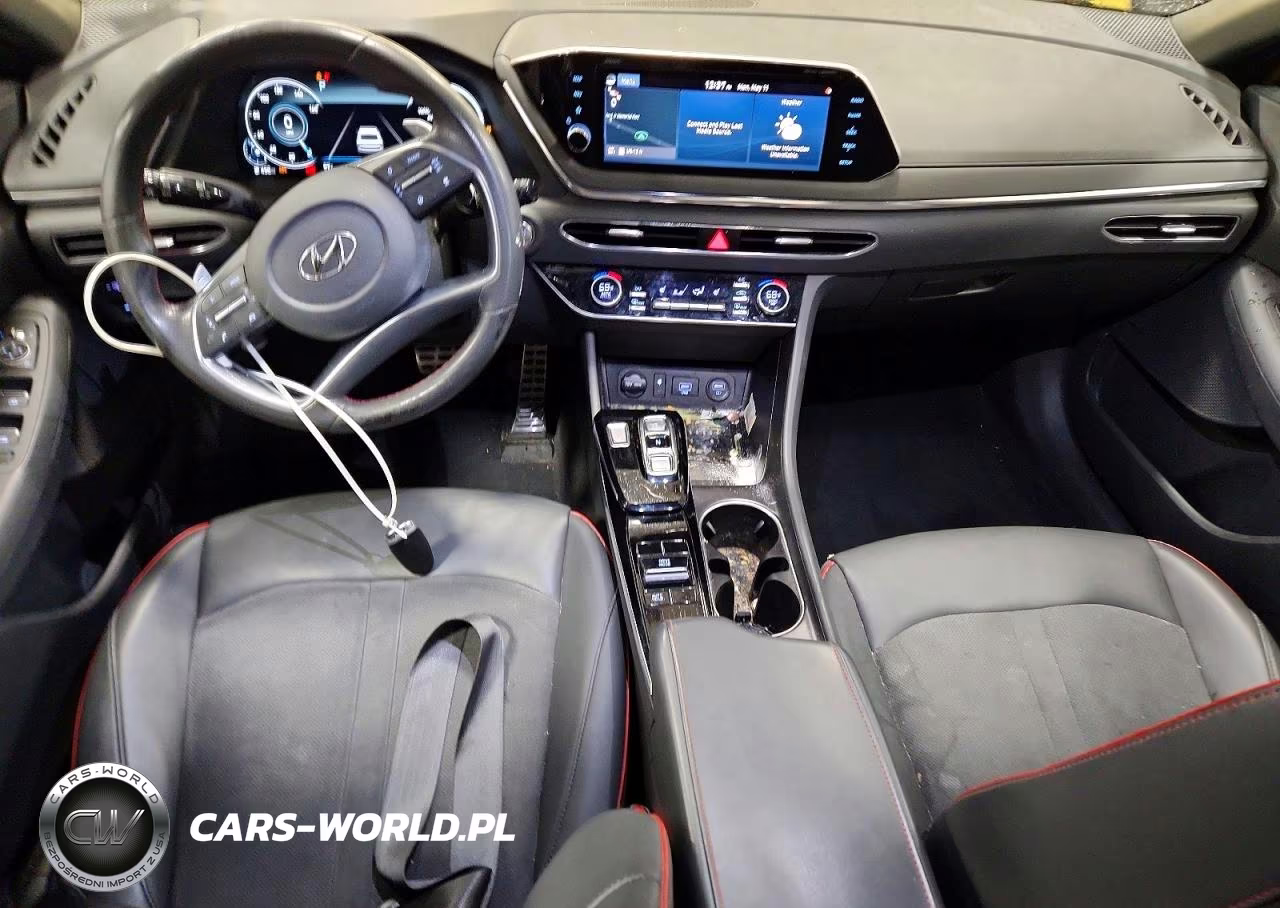 2021 Hyundai Sonata Sel Plus VIN:5NPEJ4J24MH113341 - 8