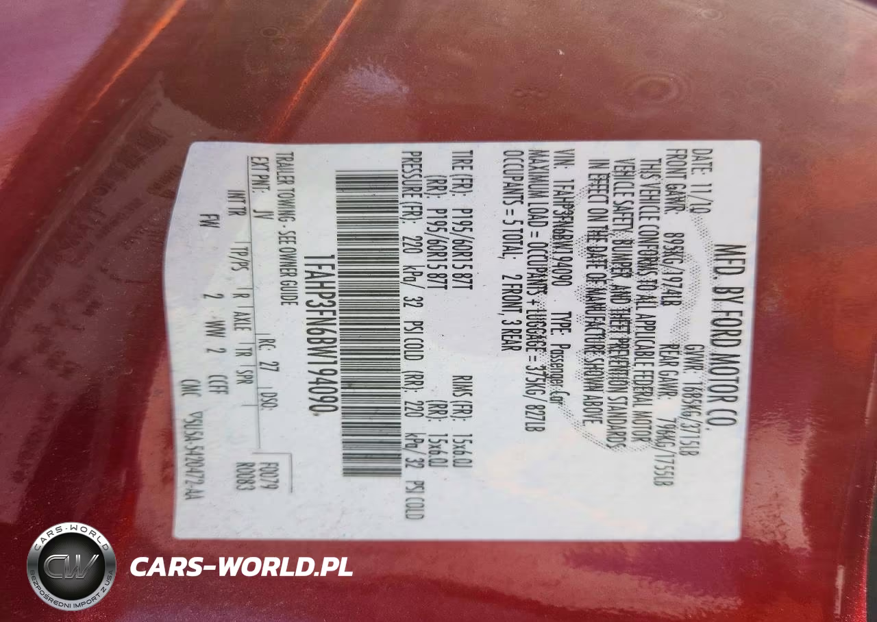 2011 Ford Focus Se VIN:1FAHP3FN6BW194090 - 13