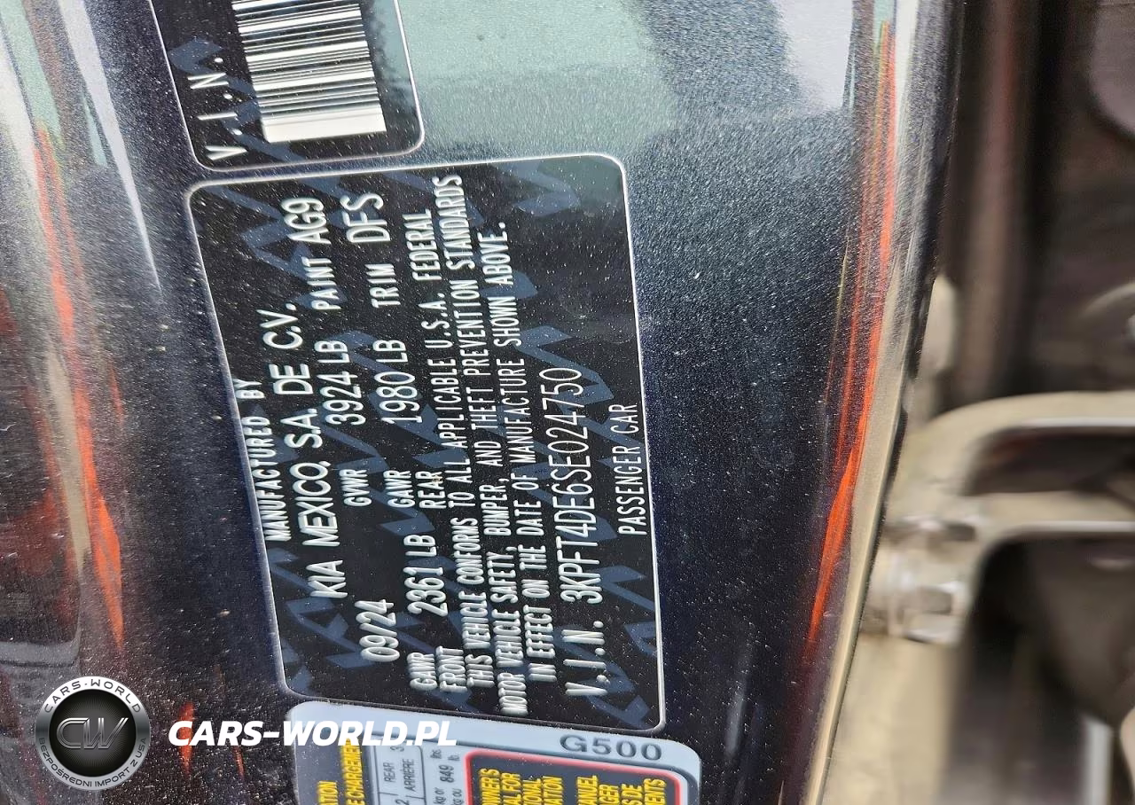 2025 Kia K4 Lxs VIN:3KPFT4DE6SE024750 - 12