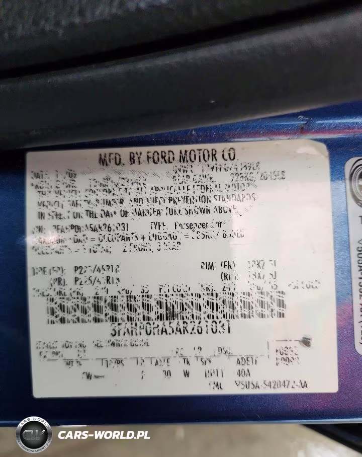 2010 Ford Fusion Se VIN:3FAHP0HA5AR261031 - 12