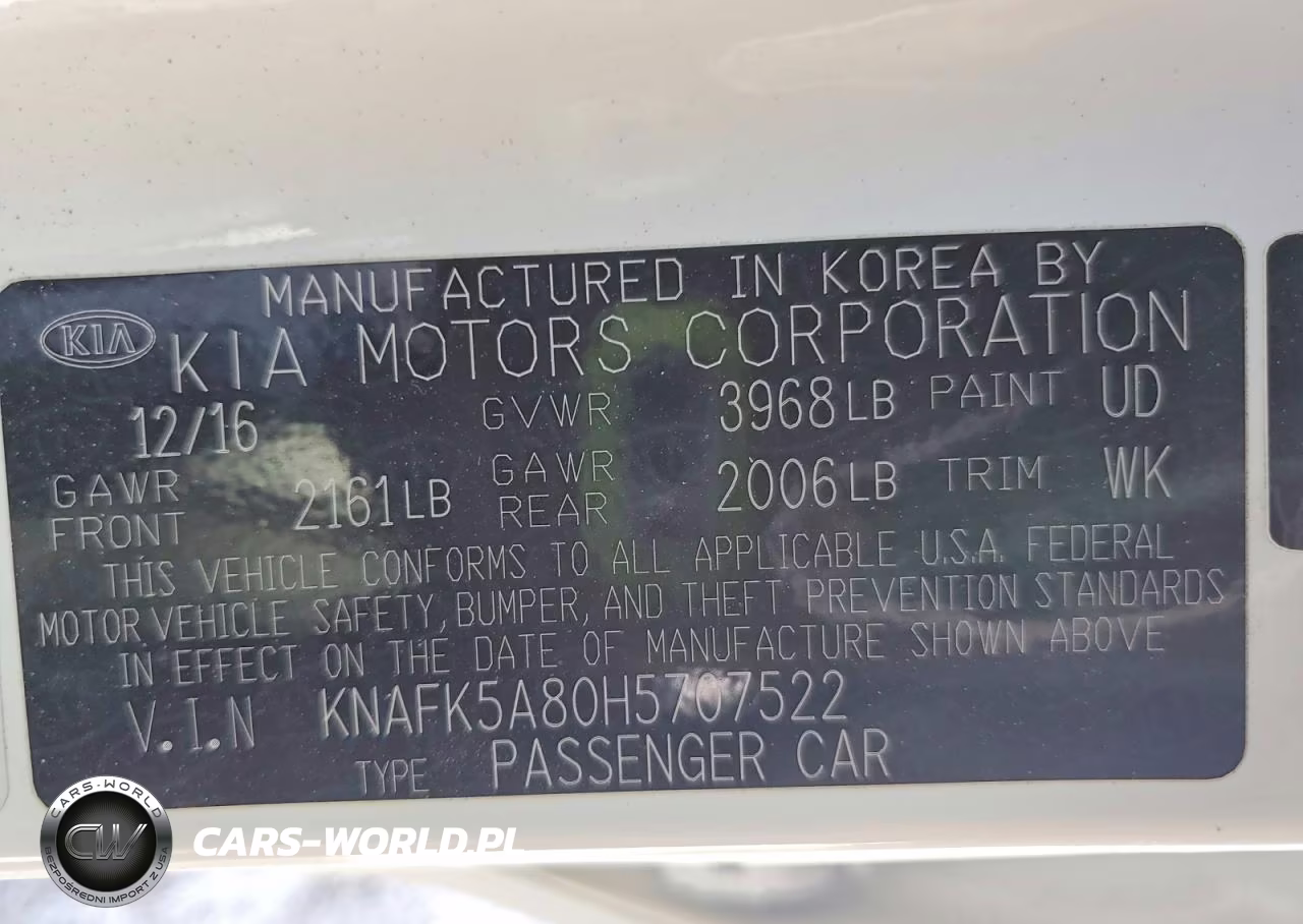 2017 Kia Forte Lx VIN:KNAFK5A80H5707522 - 13