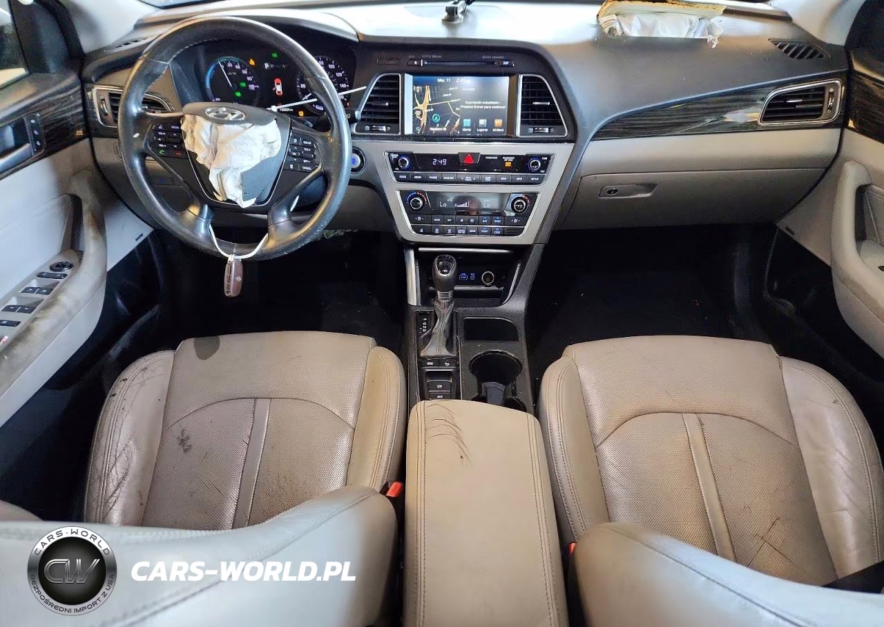 2016 Hyundai Sonata Hybrid Limited VIN:KMHE34L15GA031639 - 8
