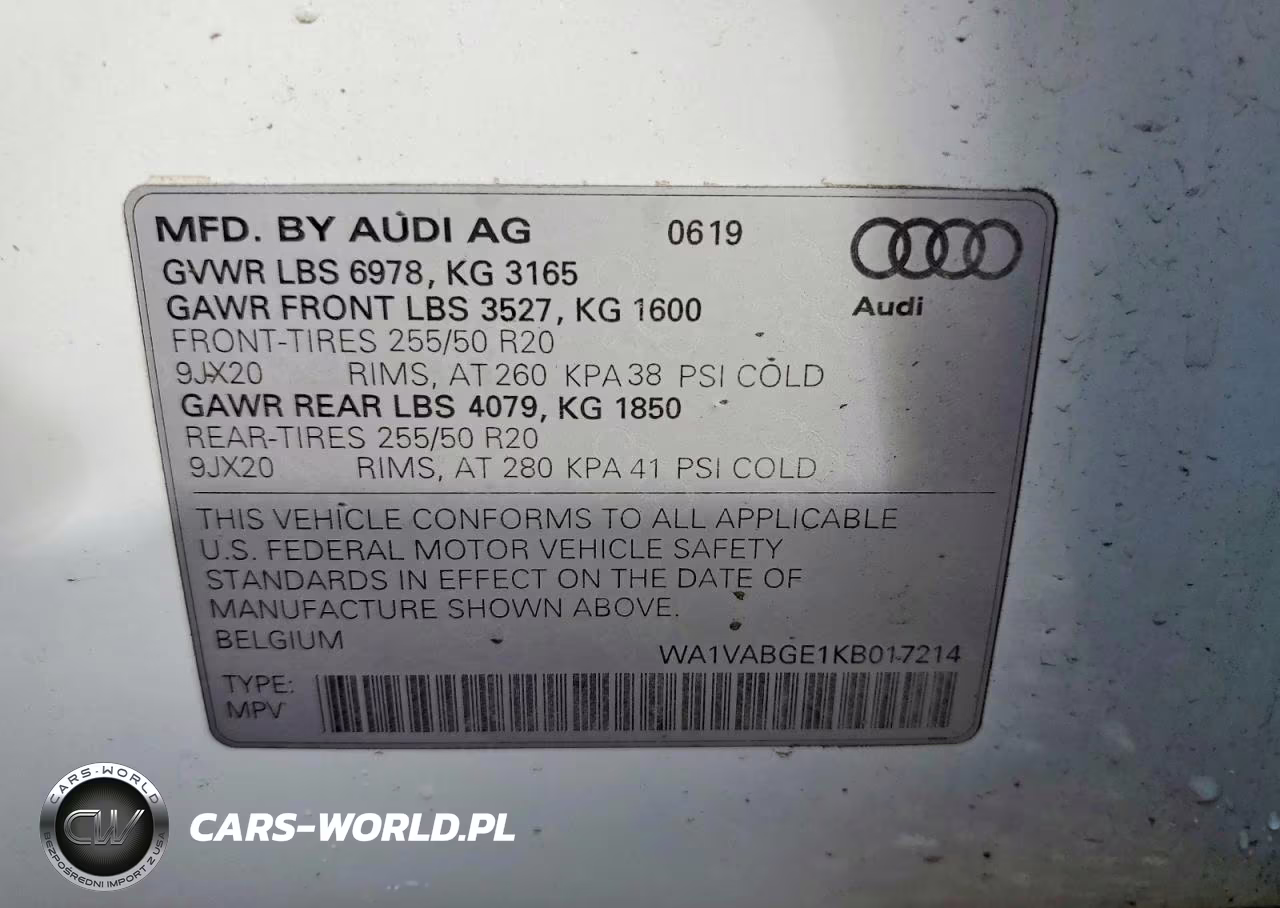 2019 Audi E-Tron Prestige VIN:WA1VABGE1KB017214 - 13