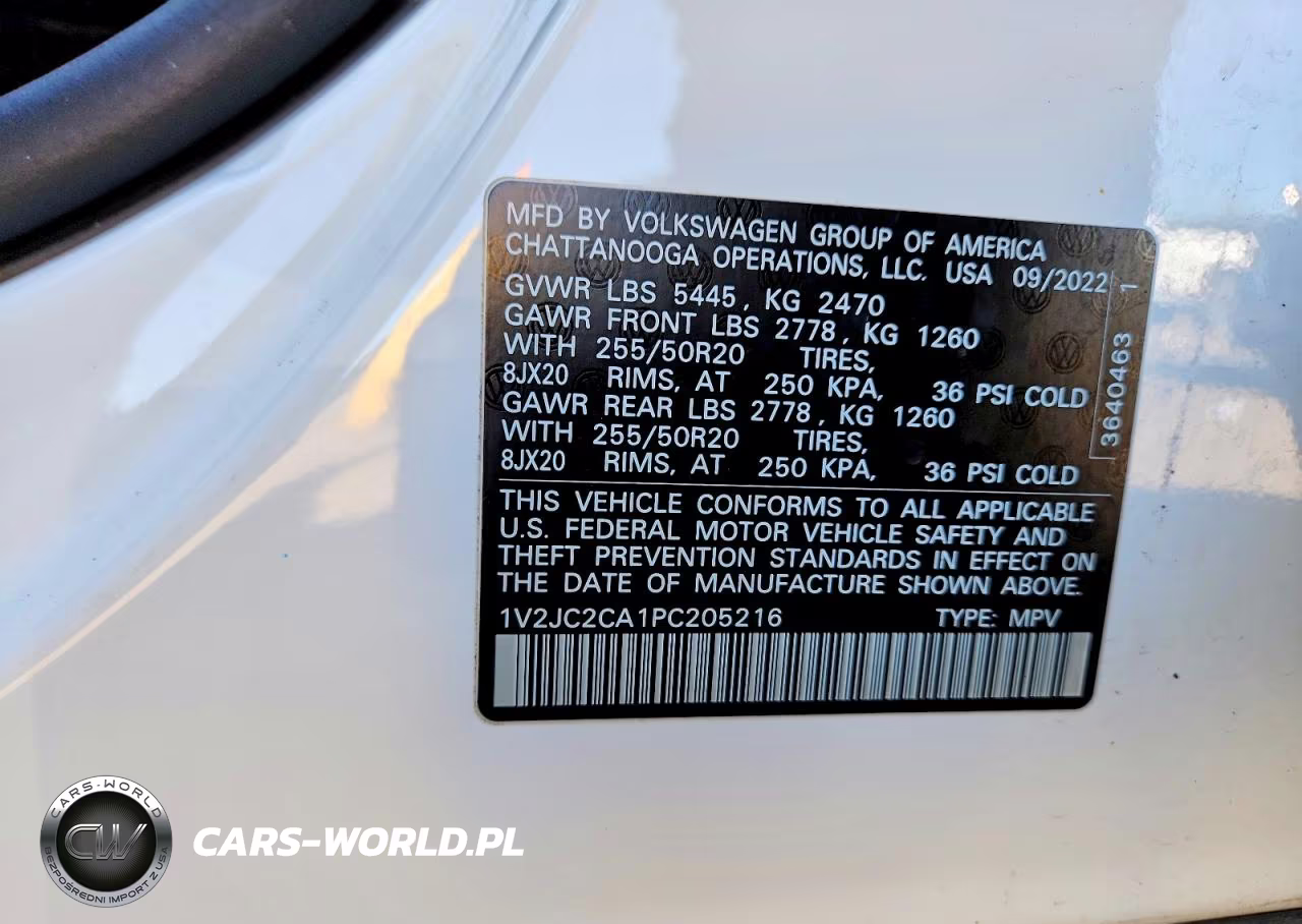 2023 Volkswagen Atlas Cross Sport Se VIN:1V2JC2CA1PC205216 - 13