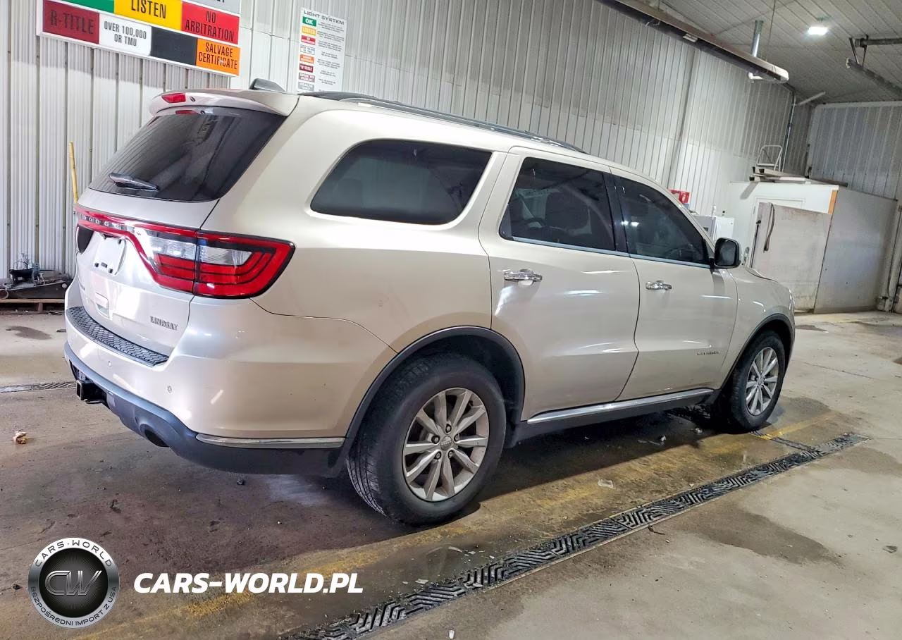 2014 Dodge Durango Sxt VIN:1C4RDHAG9EC286541 - 3