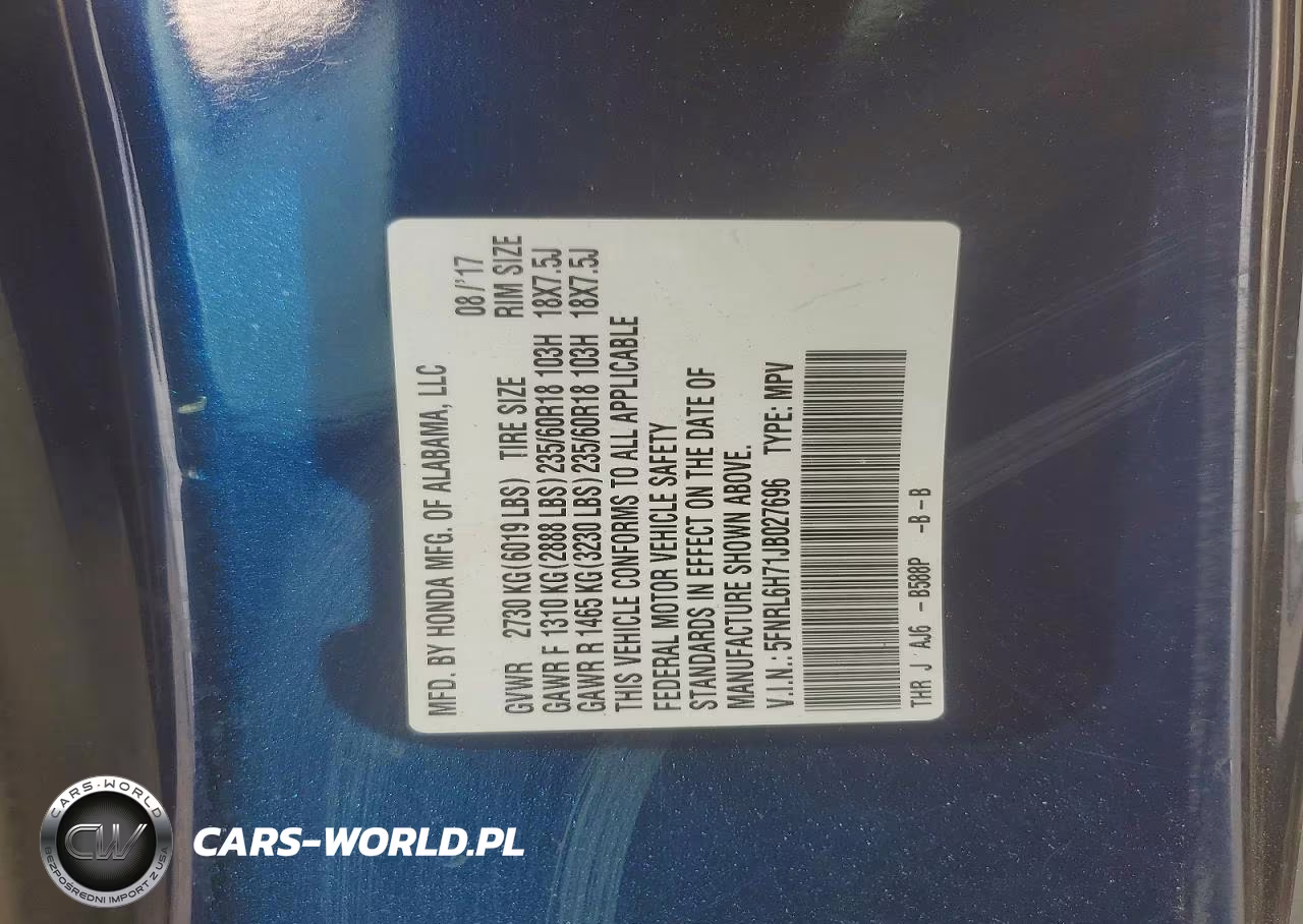 2018 Honda Odyssey Exl VIN:5FNRL6H71JB027696 - 13