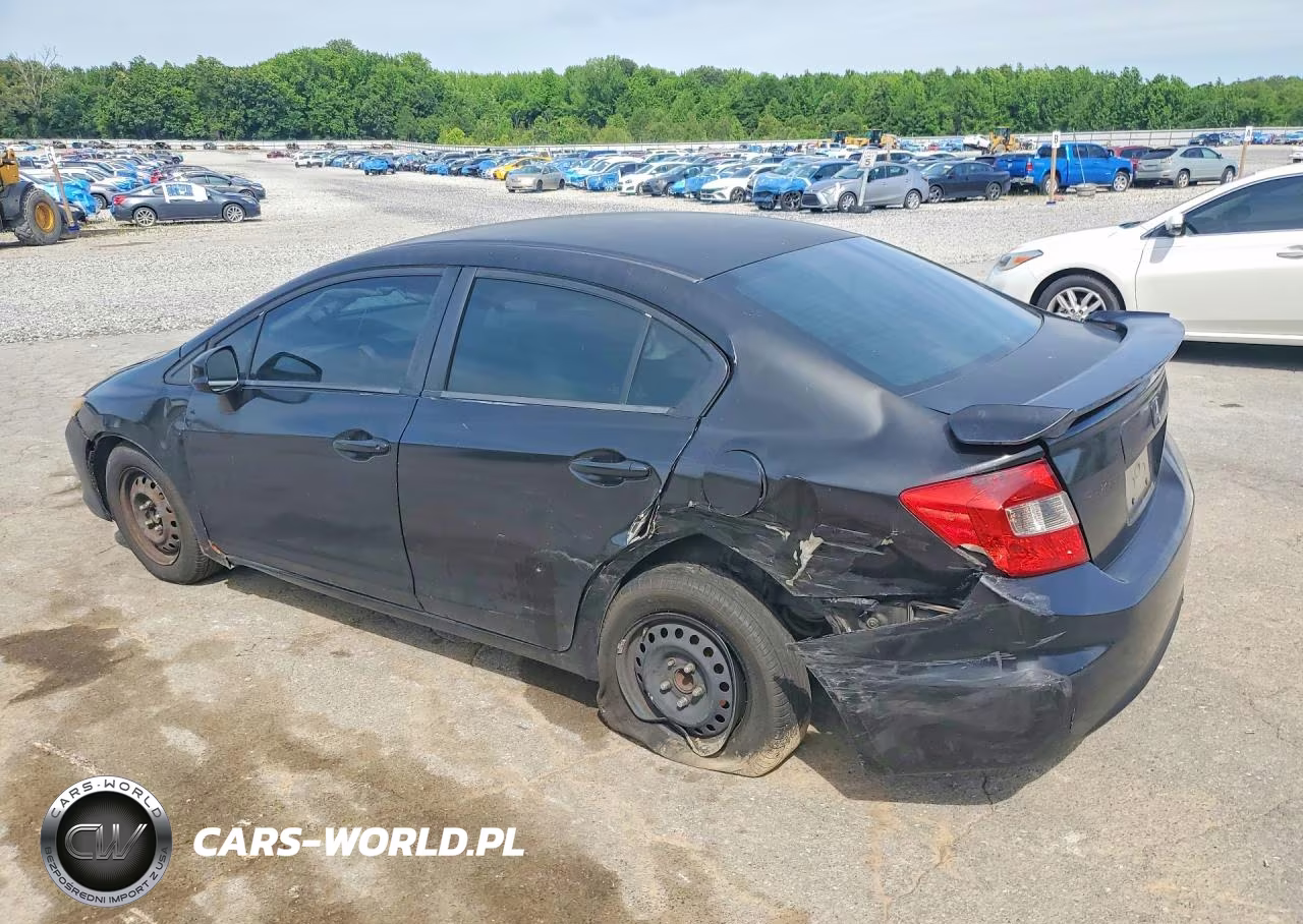 2012 Honda Civic Lx VIN:2HGFB2F52CH559232 - 2