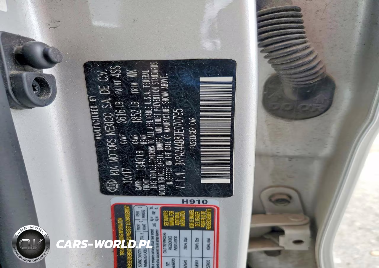 2018 Kia Rio Lx VIN:3KPA24AB8JE070795 - 12
