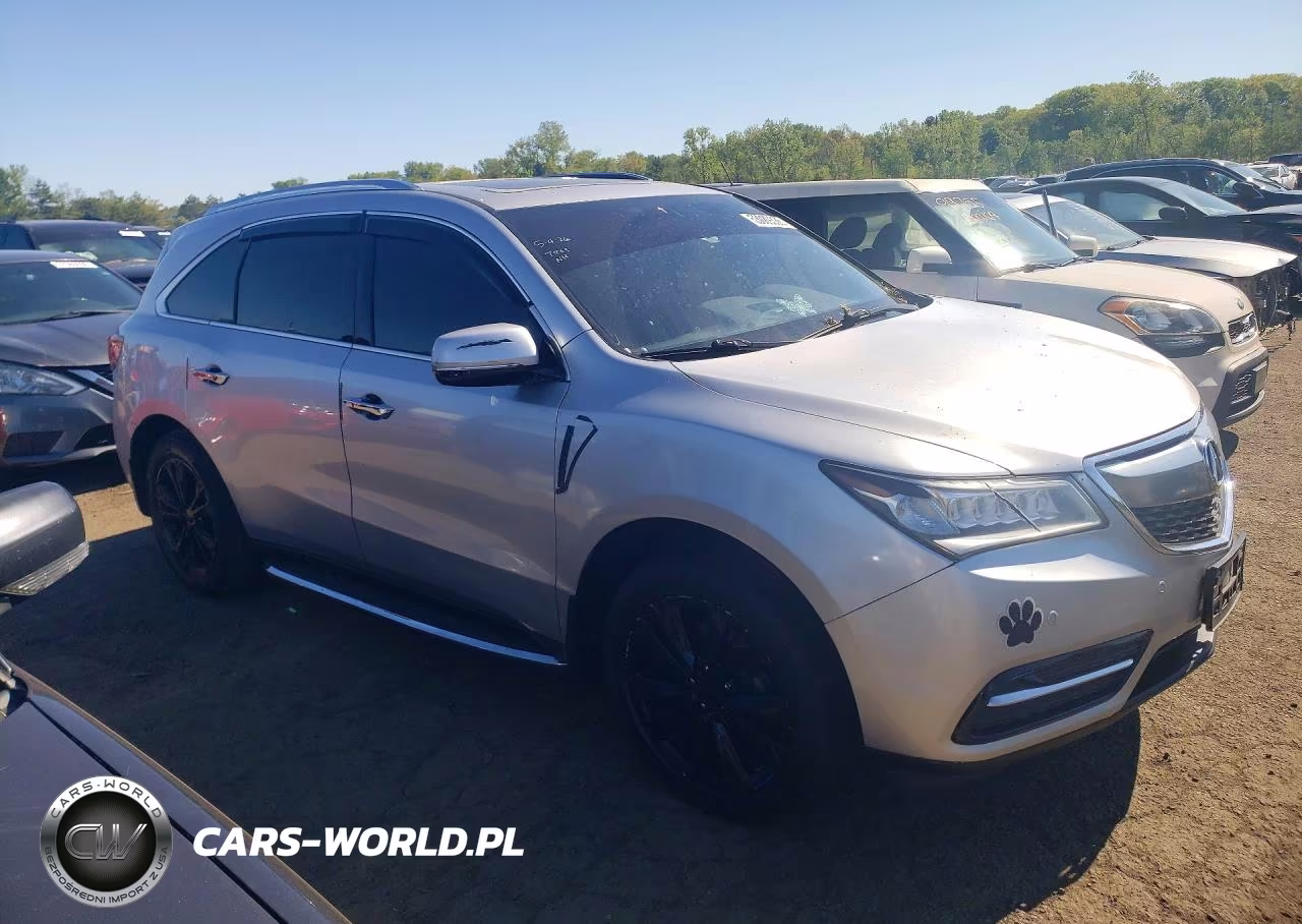 2015 Acura Mdx Advance VIN:5FRYD4H8XFB002100 - 4