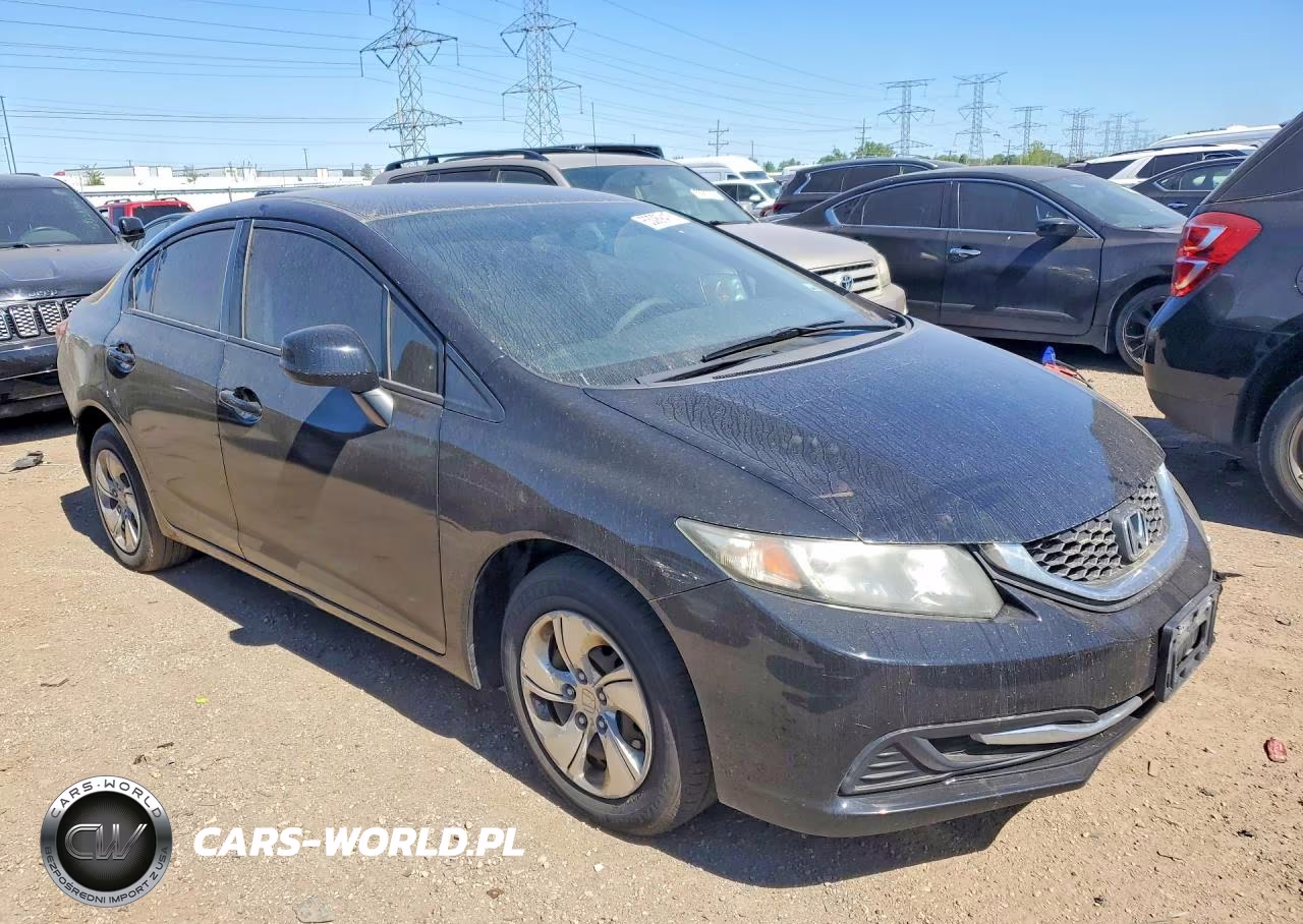 2013 Honda Civic Lx VIN:19XFB2F53DE068678 - 4