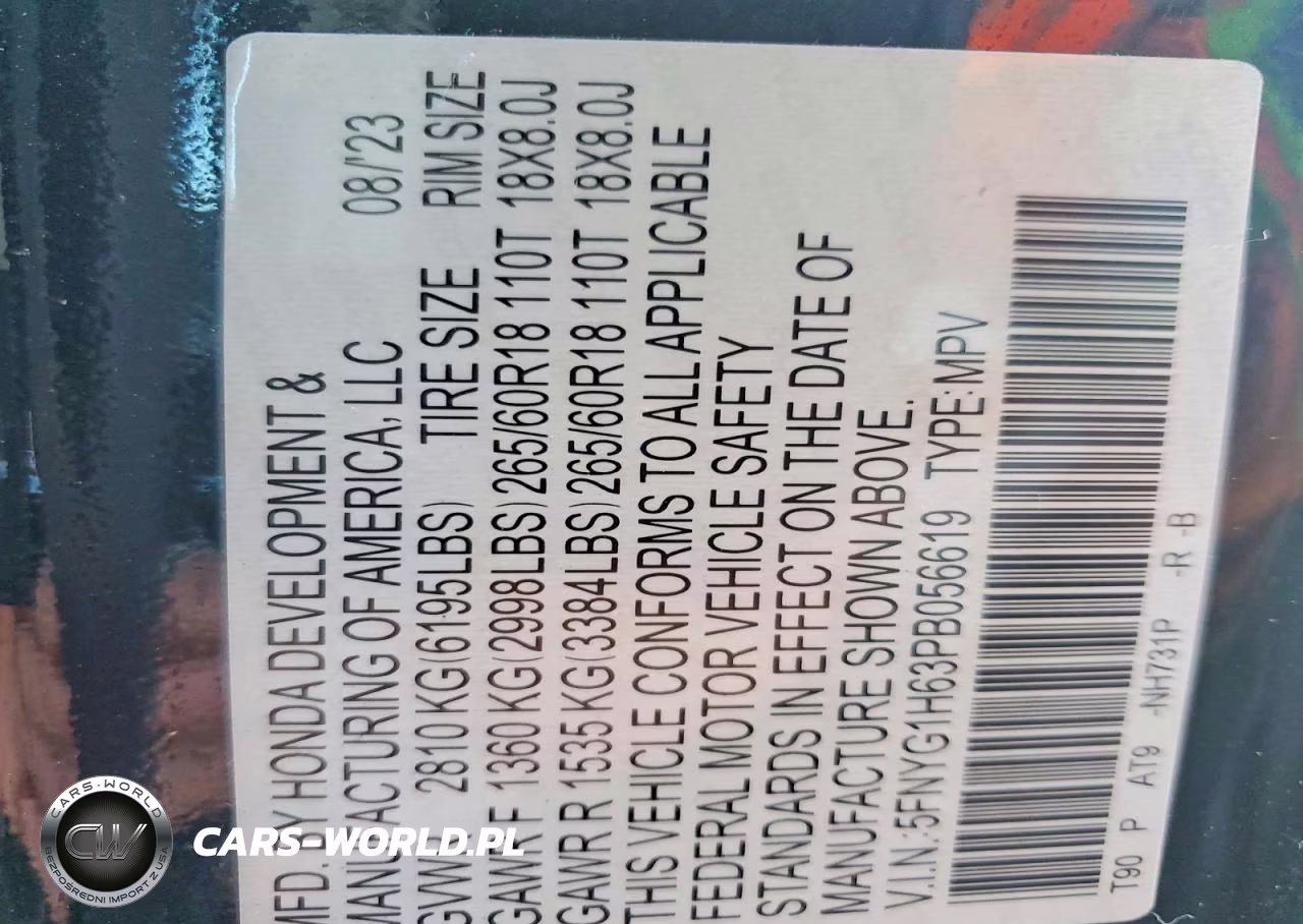 2023 Honda Pilot Trailsport VIN:5FNYG1H63PB056619 - 13