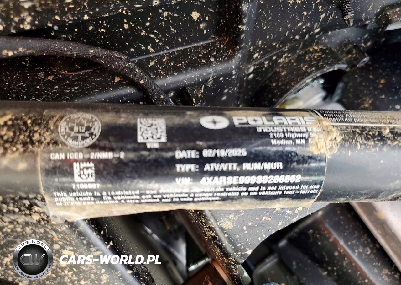 2025 Polaris Ranger Utility Vehicle VIN:4XARSE99988266662 - 10