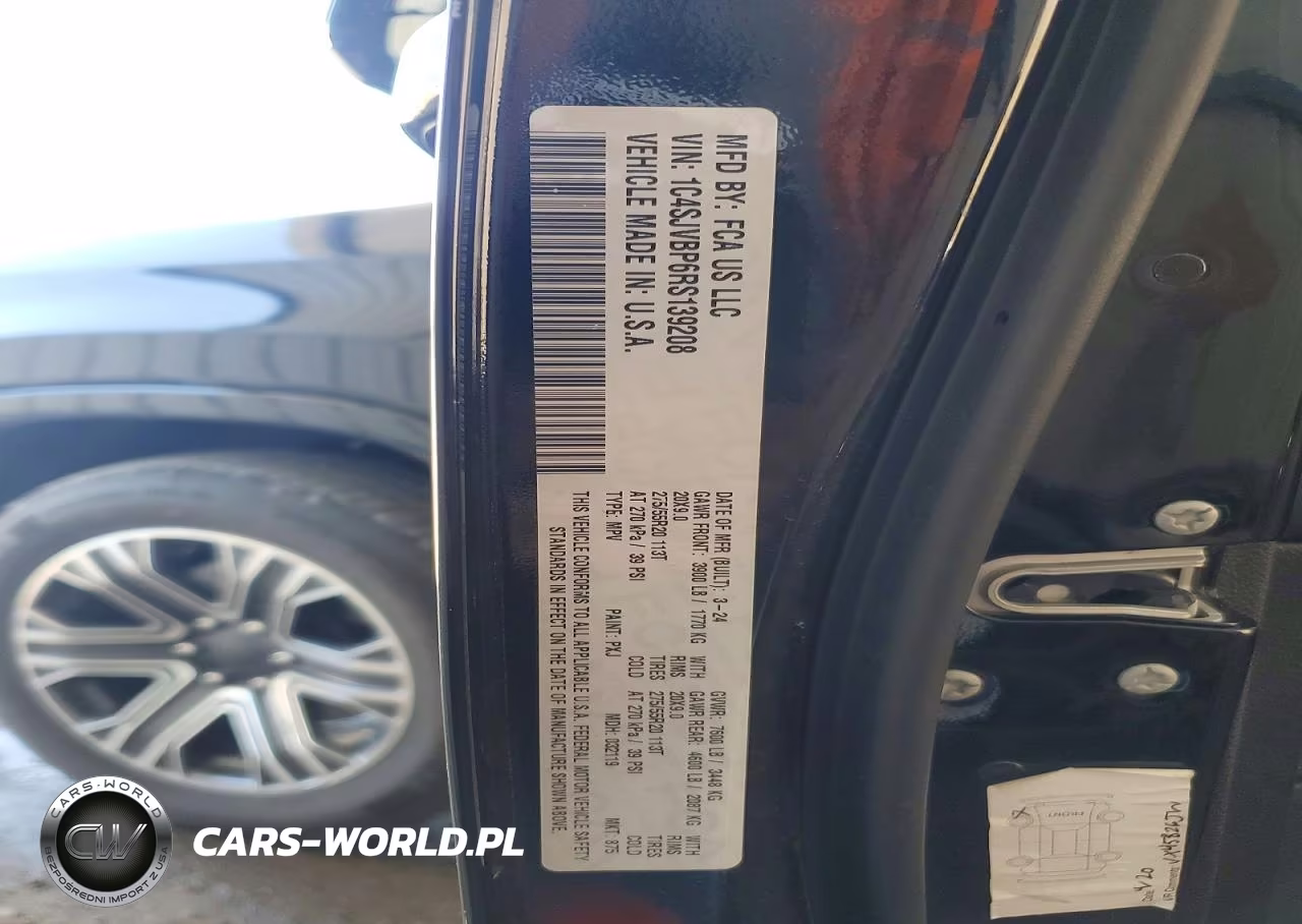 2024 Jeep Wagoneer Series Ii VIN:1C4SJVBP6RS139208 - 13