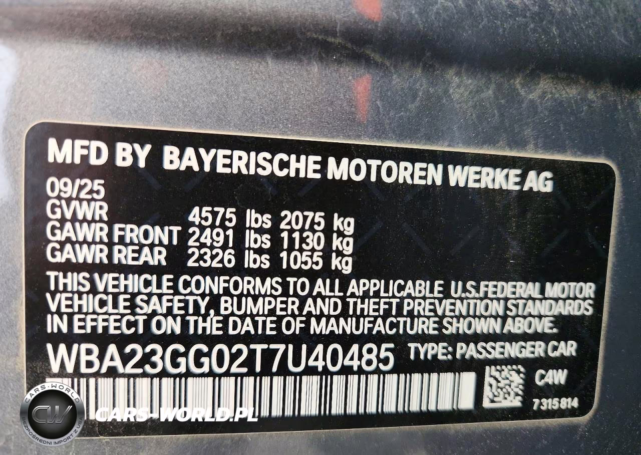 2026 B M W 2 Series 4D Sedan 228I Gc xDrive Msport VIN:WBA23GG02T7U40485 - 12