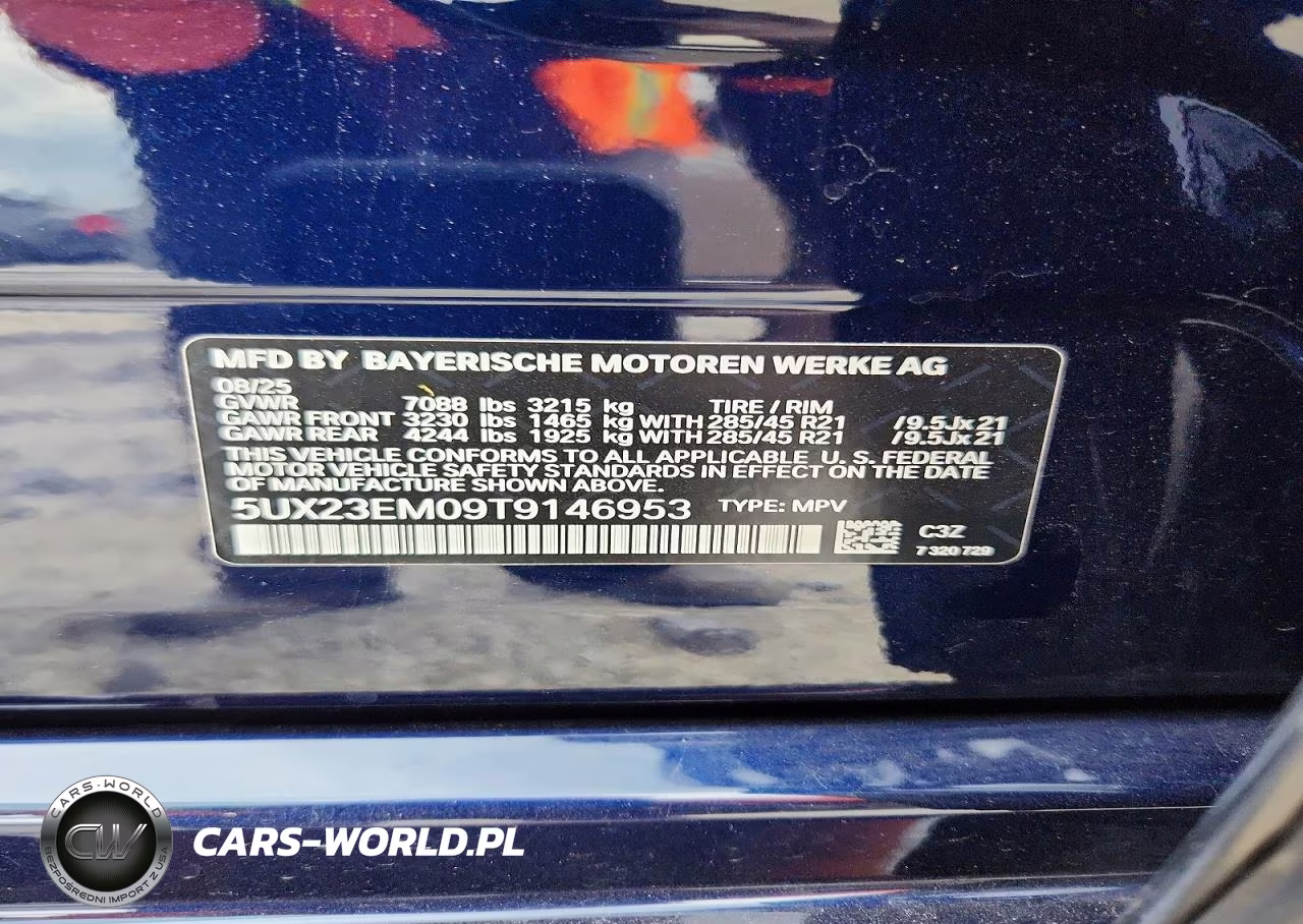2026 BMW X7 xDrive40I VIN:5UX23EM09T9146953 - 13