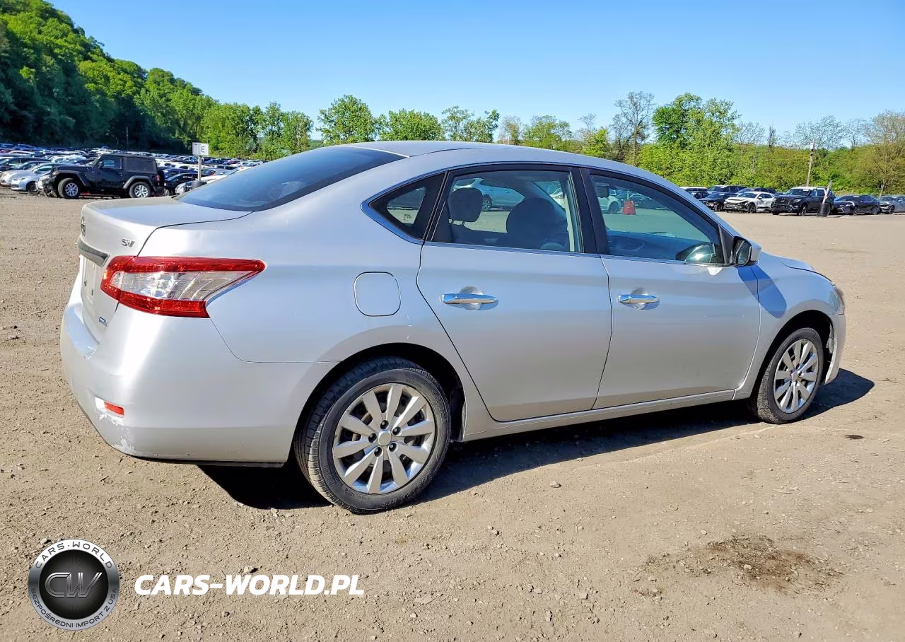 2014 Nissan Sentra Sv VIN:3N1AB7AP9EY235225 - 3
