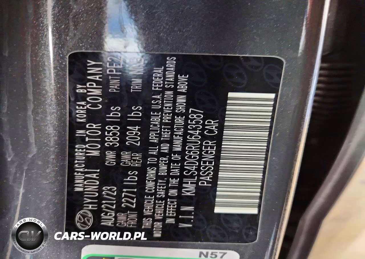 2024 Hyundai Elantra Sel VIN:KMHLS4DG6RU643587 - 12