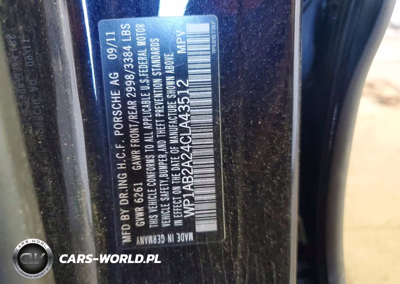 2012 Porsche Cayenne S VIN:WP1AB2A24CLA43512 - 13