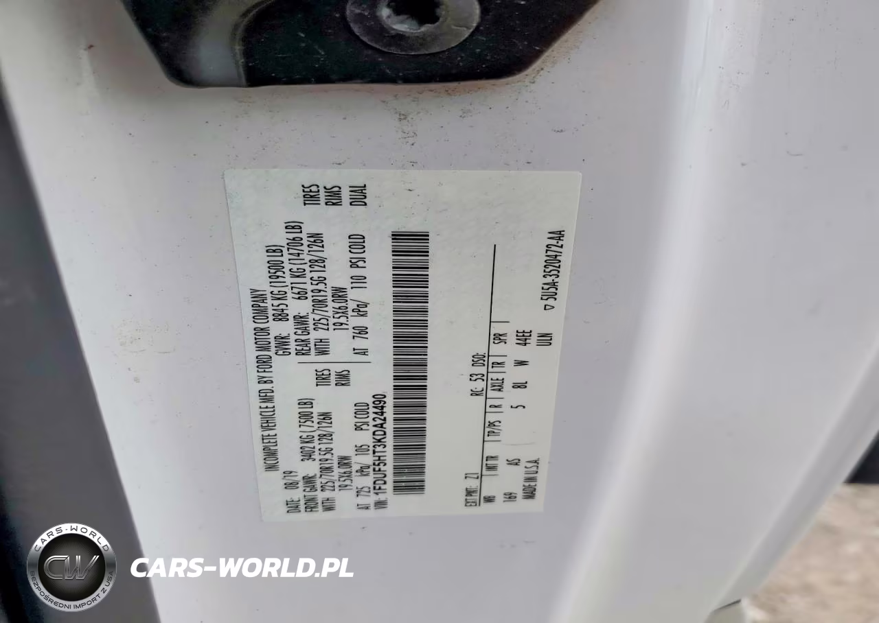 2019 Ford F550 Super Duty Bucket Truck VIN:1FDUF5HT3KDA24490 - 13
