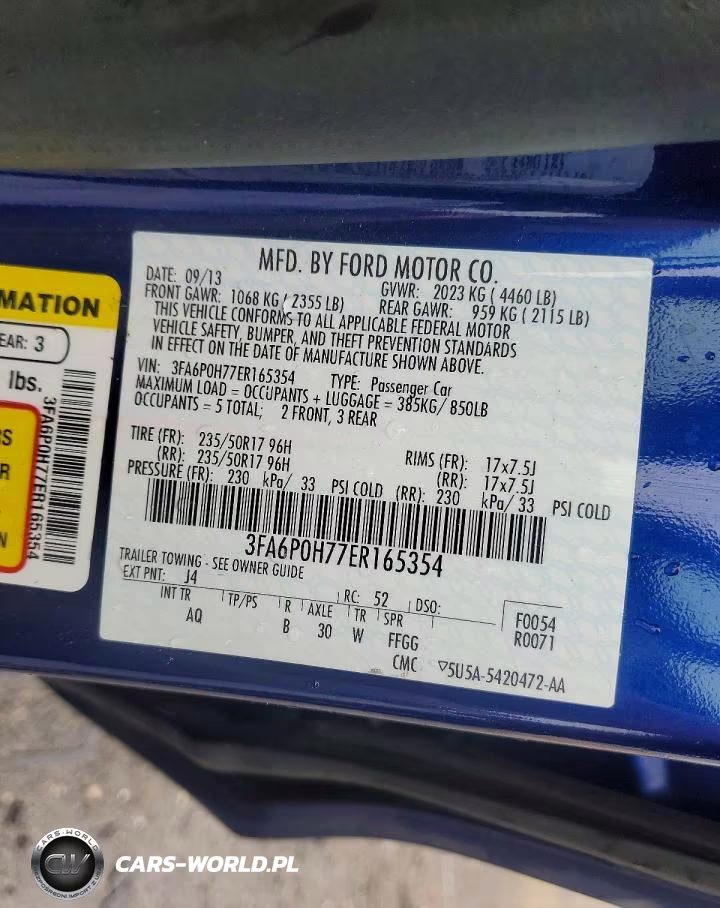 2014 Ford Fusion Se VIN:3FA6P0H77ER165354 - 12