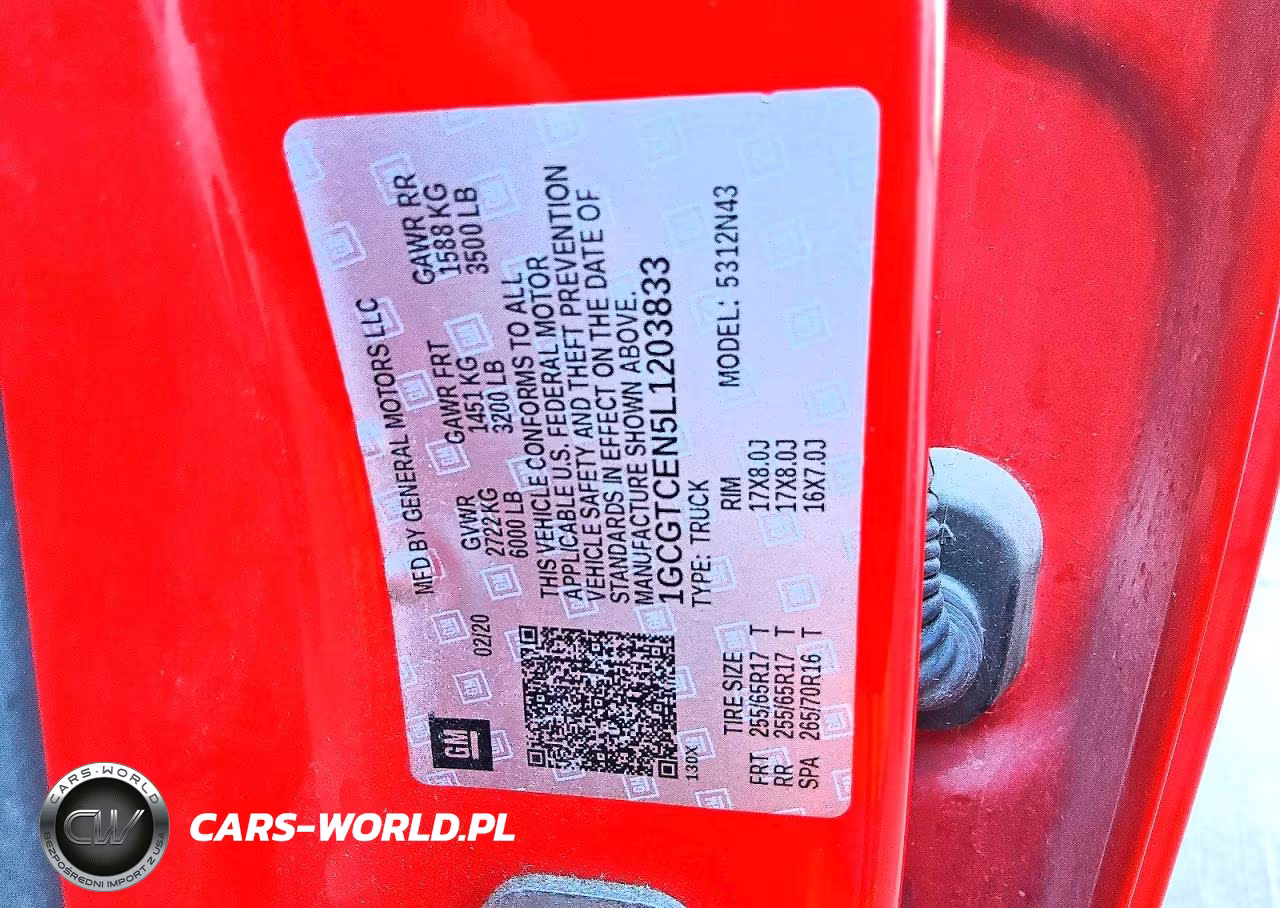 2020 Chevrolet Colorado Lt VIN:1GCGTCEN5L1203833 - 12