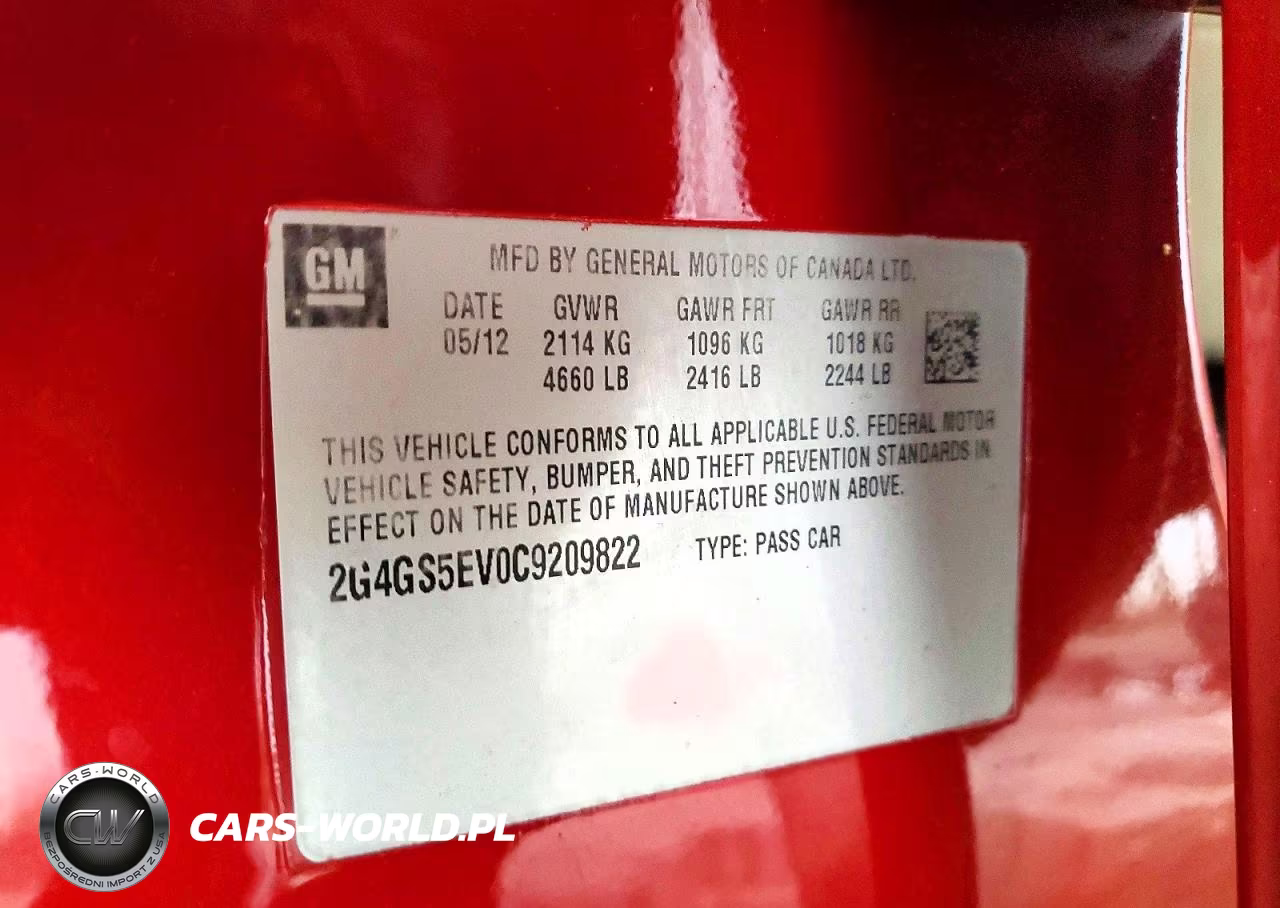 2012 Buick Regal Premium VIN:2G4GS5EV0C9209822 - 12