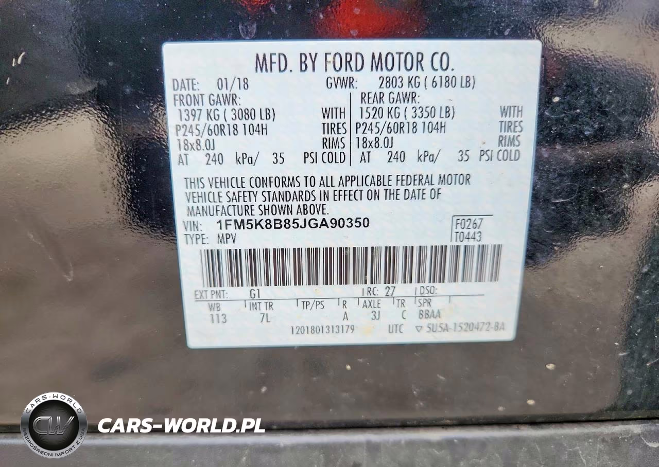 2018 Ford Explorer VIN:1FM5K8B85JGA90350 - 13