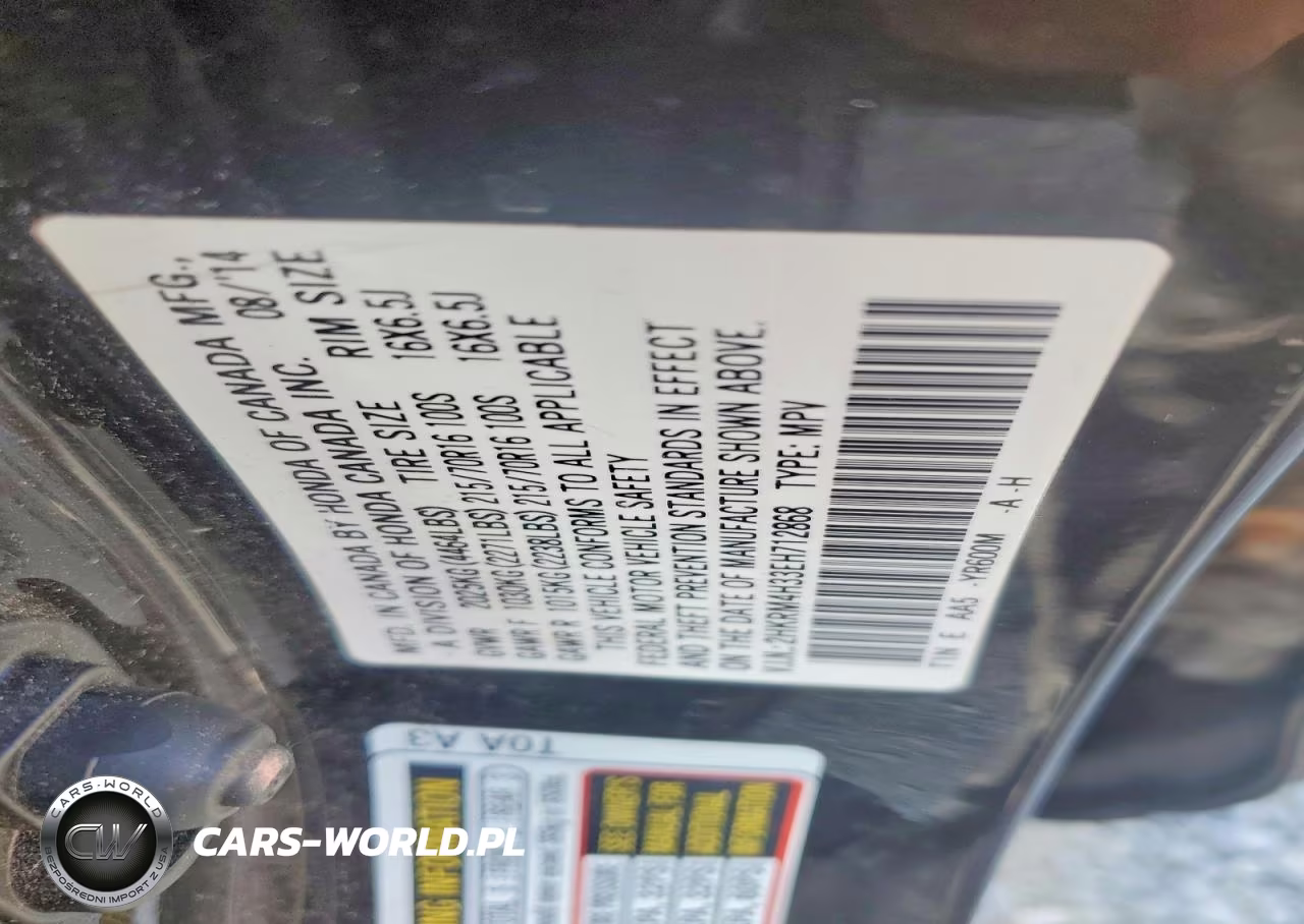 2014 Honda Cr-V Lx VIN:2HKRM4H33EH712868 - 13