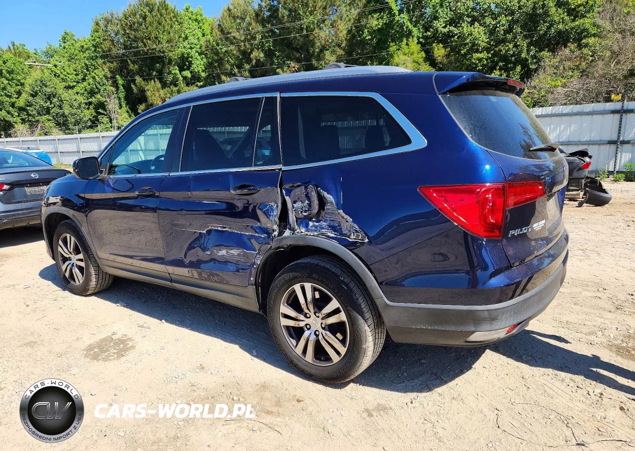 2017 Honda Pilot Exl VIN:5FNYF6H56HB072595 - 2