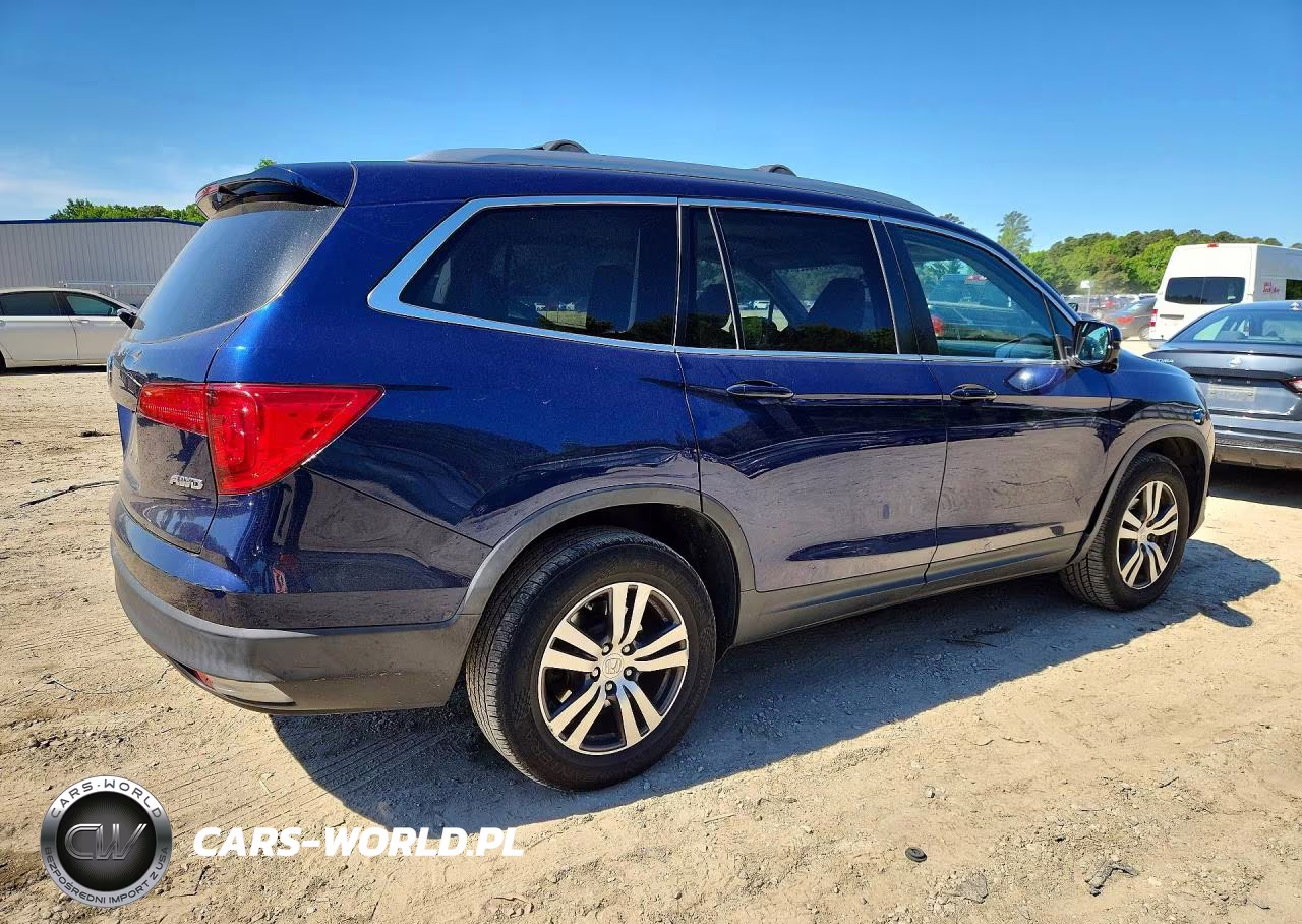 2017 Honda Pilot Exl VIN:5FNYF6H56HB072595 - 3