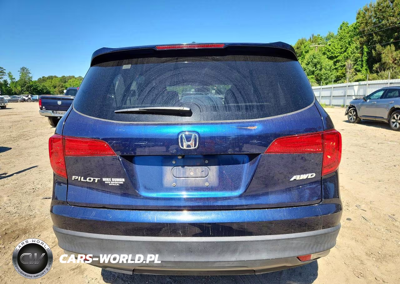 2017 Honda Pilot Exl VIN:5FNYF6H56HB072595 - 6