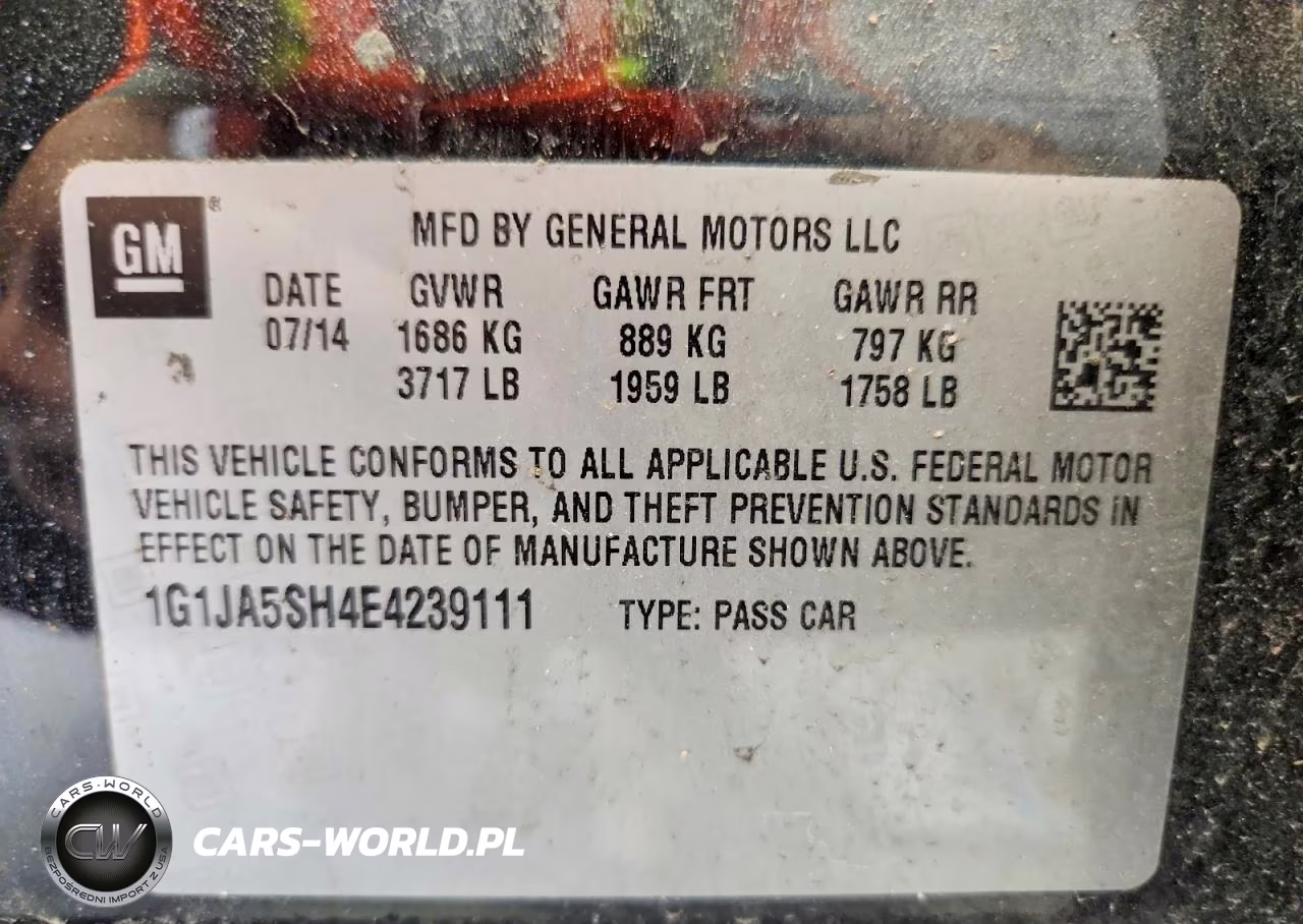 2014 Chevrolet Sonic Ls VIN:1G1JA5SH4E4239111 - 12