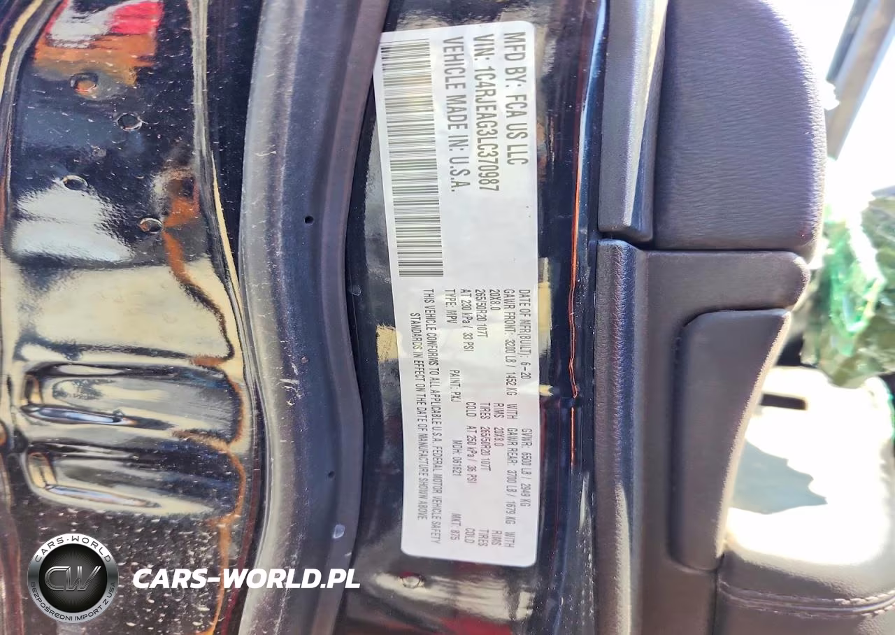 2020 Jeep Grand Cherokee Laredo VIN:1C4RJEAG3LC370987 - 13
